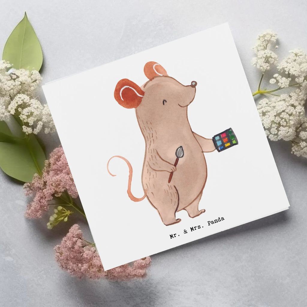 Deluxe Card Beautician Heart Grußkarte, Klappkarte, Geburtstagskarte, Karte, Hochzeitskarte, Hochwertige Grußkarte, Einladungskarte, Hochwertige Klappkarte, Glückwunschkarte, Beruf, Ausbildung, Jubiläum, Abschied, Rente, Kollege, Kollegin, Geschenk, Schenken, Arbeitskollege, Mitarbeiter, Firma, Danke, Dankeschön, Make Up Artist, Maskenbildner, Kosmetiker, Beauty Salon, Kosmetikstudio, Eröffnung, Visagist