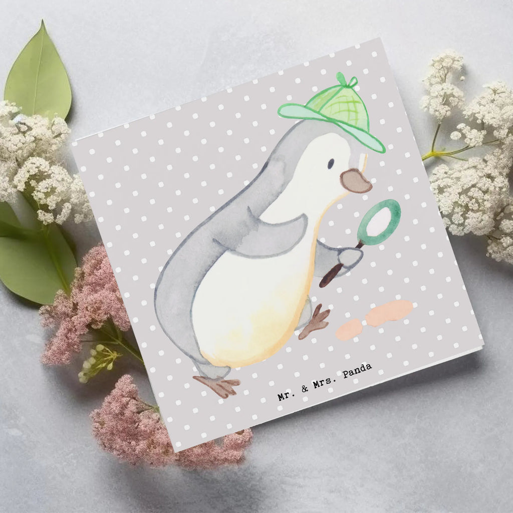 Deluxe Card Detective heart Hochzeitskarte, Glückwunschkarte, Karte, Klappkarte, Einladungskarte, Hochwertige Grußkarte, Hochwertige Klappkarte, Geburtstagskarte, Grußkarte, Beruf, Ausbildung, Jubiläum, Abschied, Rente, Kollege, Kollegin, Geschenk, Schenken, Arbeitskollege, Mitarbeiter, Firma, Danke, Dankeschön, Privatdetektei, Detektivausbildung, Spurensuche, Agent, Berufsdetektiv, Detektiv, Wirtschaftsdetektei, Ermittler