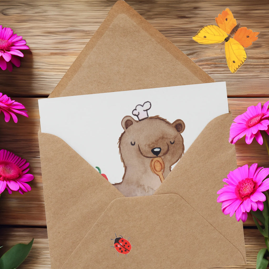 Deluxe Card cook heart Klappkarte, Hochwertige Klappkarte, Hochwertige Grußkarte, Grußkarte, Hochzeitskarte, Einladungskarte, Karte, Geburtstagskarte, Glückwunschkarte, Beruf, Ausbildung, Jubiläum, Abschied, Rente, Kollege, Kollegin, Geschenk, Schenken, Arbeitskollege, Mitarbeiter, Firma, Danke, Dankeschön, Küchenmeister, Chefkoch, Restaurant, Küchenchef, Fernsehkoch, Sternekoch, Schiffskoch, Koch