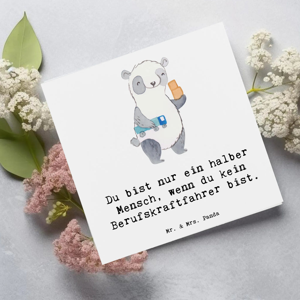 Deluxe Card professional truck driver heart Geburtstagskarte, Hochzeitskarte, Glückwunschkarte, Karte, Einladungskarte, Grußkarte, Klappkarte, Hochwertige Grußkarte, Hochwertige Klappkarte, Beruf, Ausbildung, Jubiläum, Abschied, Rente, Kollege, Kollegin, Geschenk, Schenken, Arbeitskollege, Mitarbeiter, Firma, Danke, Dankeschön