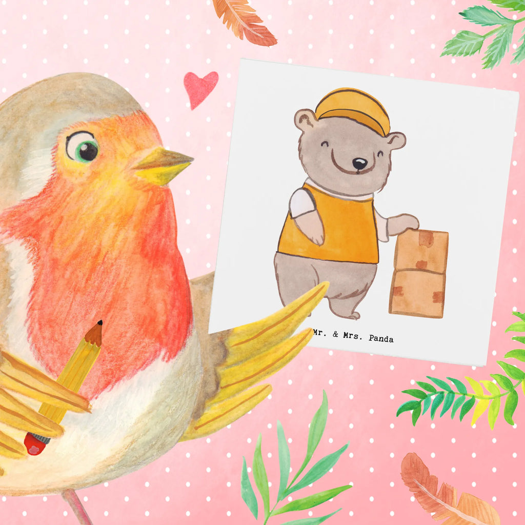 Deluxe Card Warehouse Specialist heart Einladungskarte, Hochwertige Grußkarte, Glückwunschkarte, Klappkarte, Geburtstagskarte, Hochwertige Klappkarte, Karte, Grußkarte, Hochzeitskarte, Beruf, Ausbildung, Jubiläum, Abschied, Rente, Kollege, Kollegin, Geschenk, Schenken, Arbeitskollege, Mitarbeiter, Firma, Danke, Dankeschön, Lagerist, Fachlagerist, Lagerarbeiter, Lagerverwalter