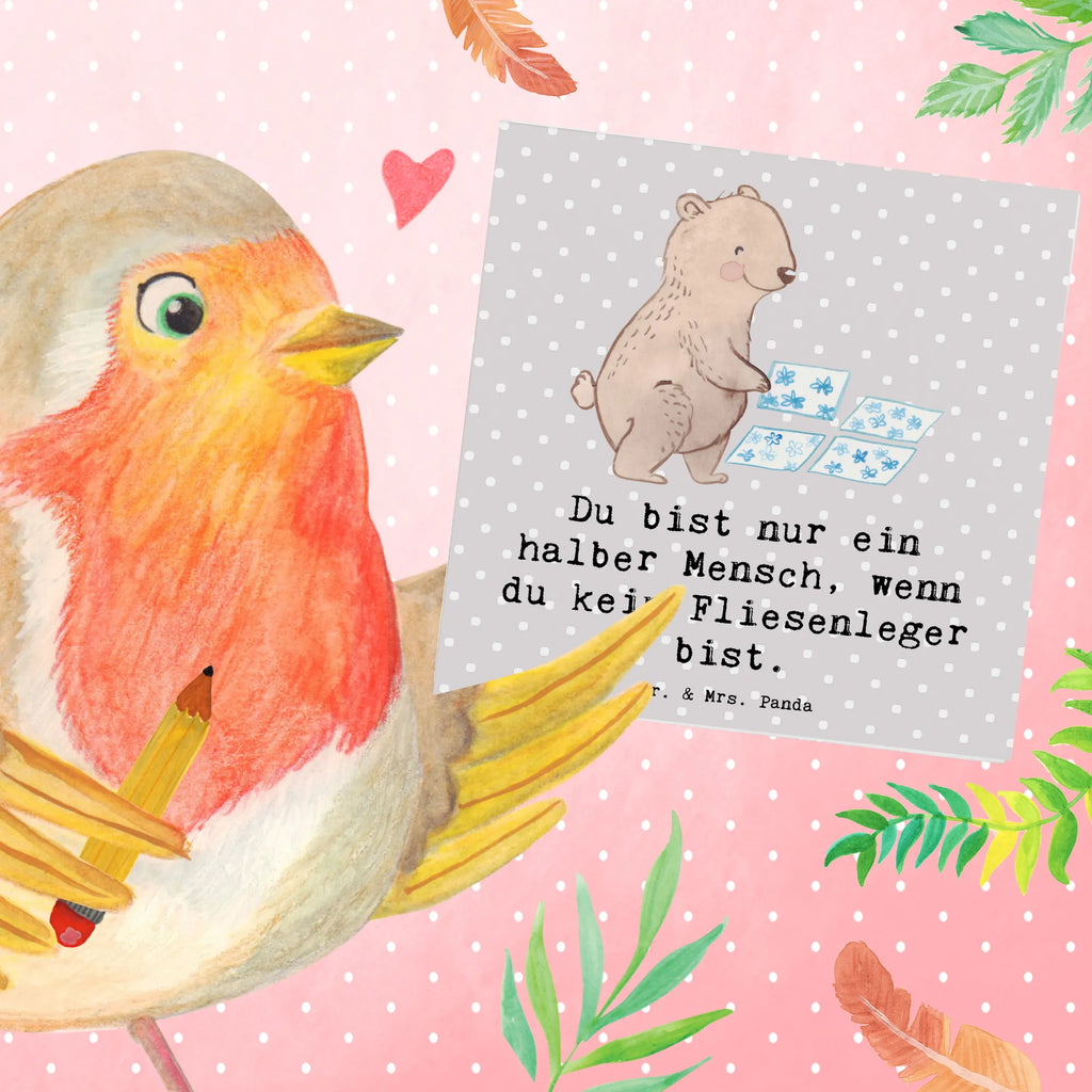 Deluxe Card Tile setter Heart Glückwunschkarte, Karte, Hochwertige Grußkarte, Klappkarte, Geburtstagskarte, Hochwertige Klappkarte, Einladungskarte, Hochzeitskarte, Grußkarte, Beruf, Ausbildung, Jubiläum, Abschied, Rente, Kollege, Kollegin, Geschenk, Schenken, Arbeitskollege, Mitarbeiter, Firma, Danke, Dankeschön, Fliesenlegermeister, Fliesenfachhandel, Handwerk, Gesellenprüfung, Fliesenlegerbetrieb, Fliesenleger