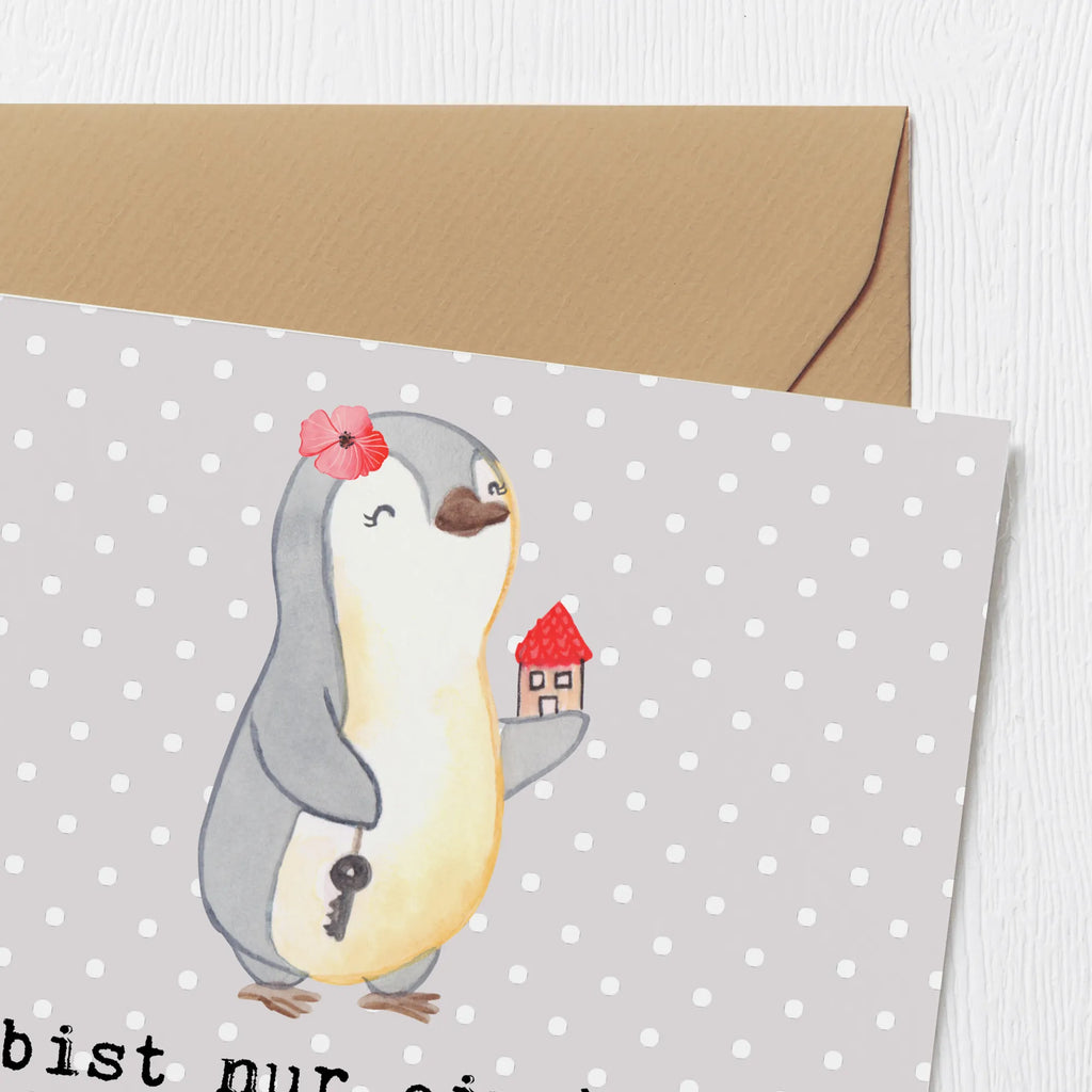 Deluxe Card Real Estate Agent heart Hochwertige Grußkarte, Einladungskarte, Glückwunschkarte, Klappkarte, Geburtstagskarte, Grußkarte, Hochwertige Klappkarte, Karte, Hochzeitskarte, Beruf, Ausbildung, Jubiläum, Abschied, Rente, Kollege, Kollegin, Geschenk, Schenken, Arbeitskollege, Mitarbeiter, Firma, Danke, Dankeschön, Immobilienhändlerin, Immobilienmaklerin, Immobilienkauffrau, Immobilienbüro