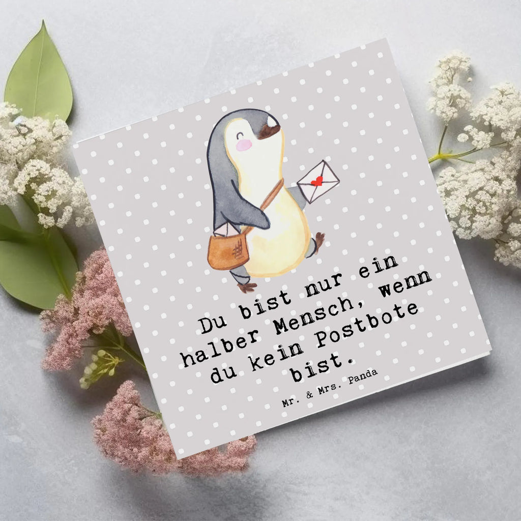 Deluxe Card postman Heart Karte, Grußkarte, Geburtstagskarte, Hochzeitskarte, Einladungskarte, Klappkarte, Glückwunschkarte, Hochwertige Klappkarte, Hochwertige Grußkarte, Beruf, Ausbildung, Jubiläum, Abschied, Rente, Kollege, Kollegin, Geschenk, Schenken, Arbeitskollege, Mitarbeiter, Firma, Danke, Dankeschön, Postbote, Briefzusteller, Briefträger, Postler