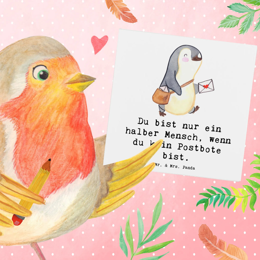 Deluxe Card postman Heart Karte, Grußkarte, Geburtstagskarte, Hochzeitskarte, Einladungskarte, Klappkarte, Glückwunschkarte, Hochwertige Klappkarte, Hochwertige Grußkarte, Beruf, Ausbildung, Jubiläum, Abschied, Rente, Kollege, Kollegin, Geschenk, Schenken, Arbeitskollege, Mitarbeiter, Firma, Danke, Dankeschön, Postbote, Briefzusteller, Briefträger, Postler