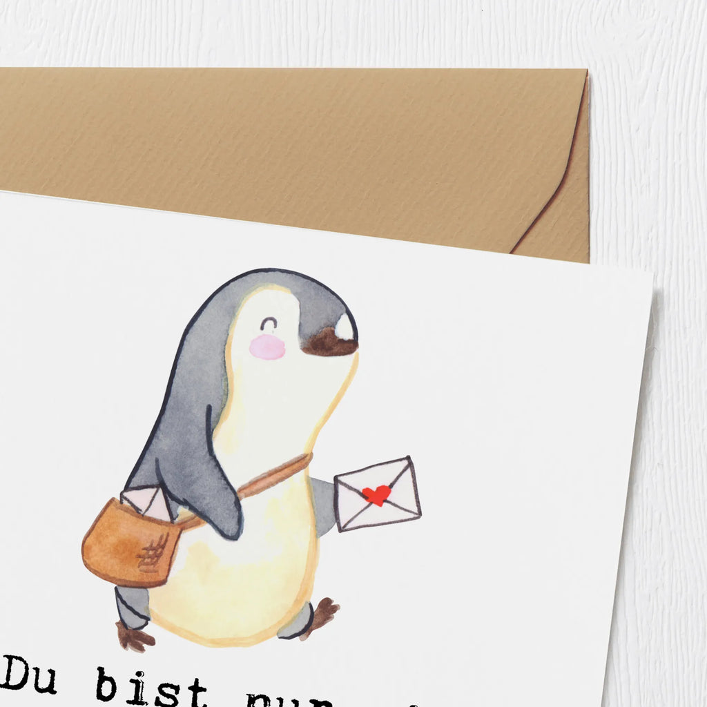 Deluxe Card postman Heart Karte, Grußkarte, Geburtstagskarte, Hochzeitskarte, Einladungskarte, Klappkarte, Glückwunschkarte, Hochwertige Klappkarte, Hochwertige Grußkarte, Beruf, Ausbildung, Jubiläum, Abschied, Rente, Kollege, Kollegin, Geschenk, Schenken, Arbeitskollege, Mitarbeiter, Firma, Danke, Dankeschön, Postbote, Briefzusteller, Briefträger, Postler