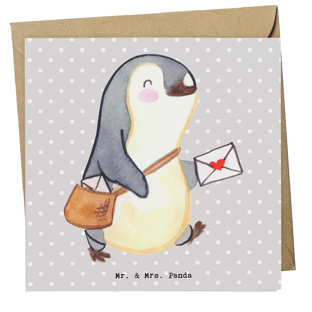 Deluxe Card postman Heart Karte, Grußkarte, Geburtstagskarte, Hochzeitskarte, Einladungskarte, Klappkarte, Glückwunschkarte, Hochwertige Klappkarte, Hochwertige Grußkarte, Beruf, Ausbildung, Jubiläum, Abschied, Rente, Kollege, Kollegin, Geschenk, Schenken, Arbeitskollege, Mitarbeiter, Firma, Danke, Dankeschön, Postbote, Briefzusteller, Briefträger, Postler