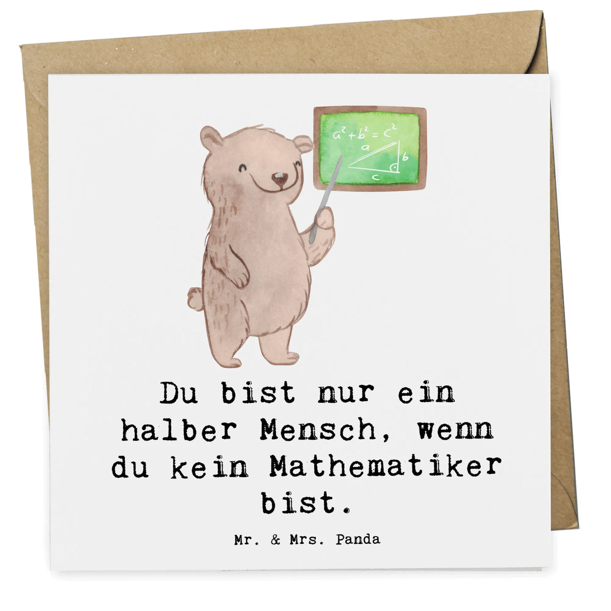Deluxe Card mathematician heart gift, sayings, gift idea, best, farewell gift, passing exam, anniversary, retirement, promotion, job start, profession