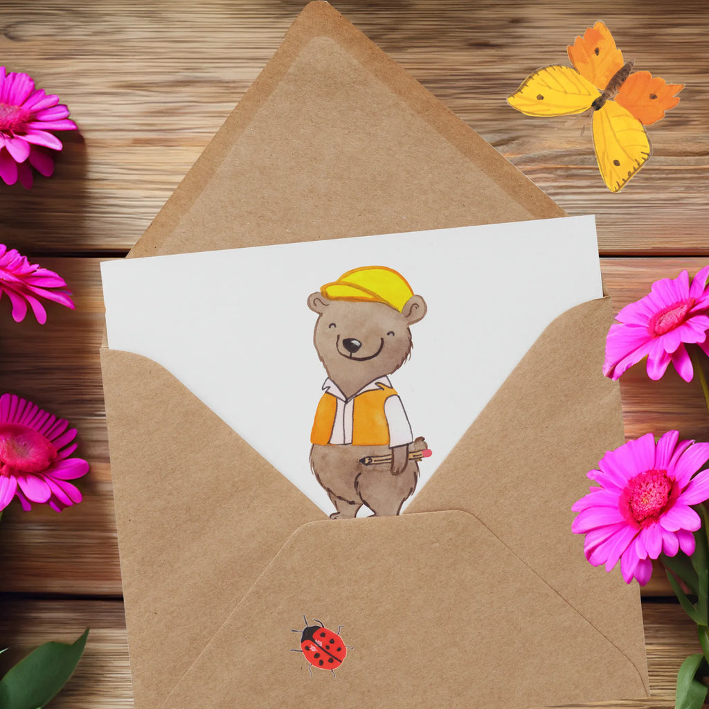 Deluxe Card civil engineer Heart Hochwertige Grußkarte, Glückwunschkarte, Grußkarte, Einladungskarte, Karte, Hochwertige Klappkarte, Hochzeitskarte, Klappkarte, Geburtstagskarte, Beruf, Ausbildung, Jubiläum, Abschied, Rente, Kollege, Kollegin, Geschenk, Schenken, Arbeitskollege, Mitarbeiter, Firma, Danke, Dankeschön, Studium, Ingeniuer, Statiker, Bauingenieur, Baustelle