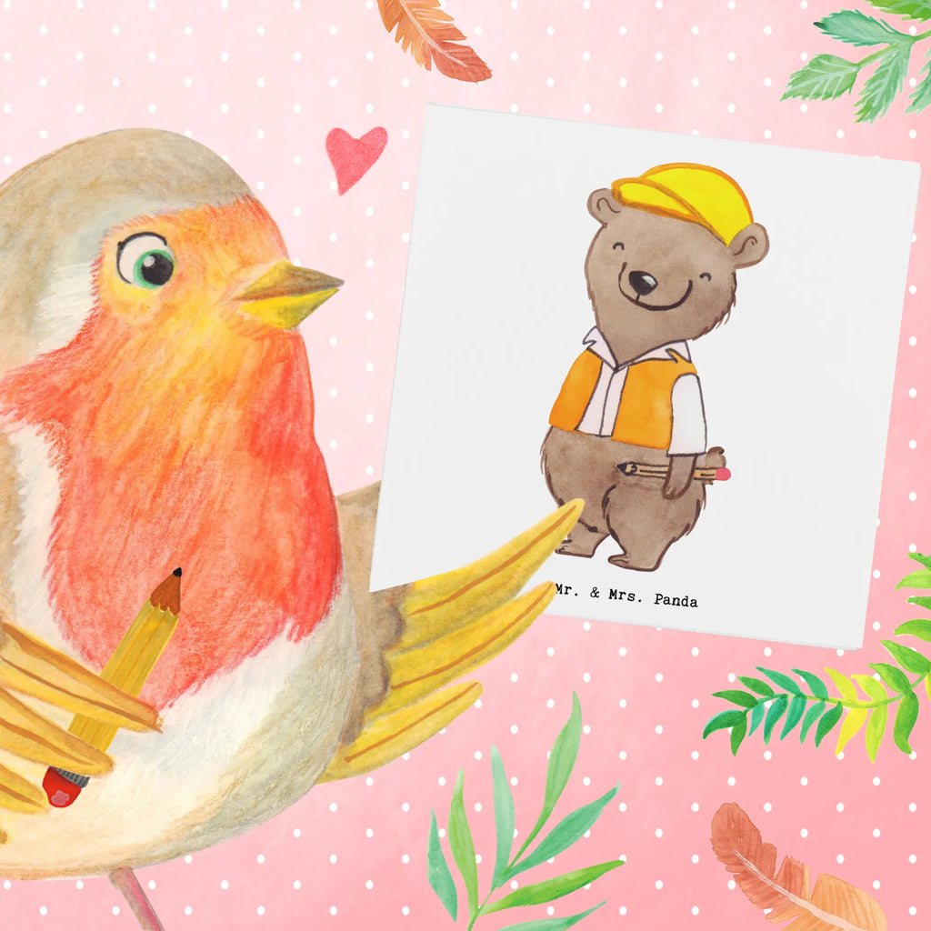 Deluxe Card civil engineer Heart Hochwertige Grußkarte, Glückwunschkarte, Grußkarte, Einladungskarte, Karte, Hochwertige Klappkarte, Hochzeitskarte, Klappkarte, Geburtstagskarte, Beruf, Ausbildung, Jubiläum, Abschied, Rente, Kollege, Kollegin, Geschenk, Schenken, Arbeitskollege, Mitarbeiter, Firma, Danke, Dankeschön, Studium, Ingeniuer, Statiker, Bauingenieur, Baustelle