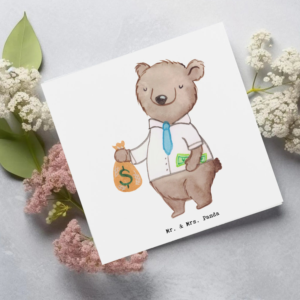 Deluxe Card banker heart Grußkarte, Glückwunschkarte, Geburtstagskarte, Karte, Hochwertige Klappkarte, Hochwertige Grußkarte, Klappkarte, Hochzeitskarte, Einladungskarte, Beruf, Ausbildung, Jubiläum, Abschied, Rente, Kollege, Kollegin, Geschenk, Schenken, Arbeitskollege, Mitarbeiter, Firma, Danke, Dankeschön, Bankangestellter, Bänker, Bankberater, Bankfachmann