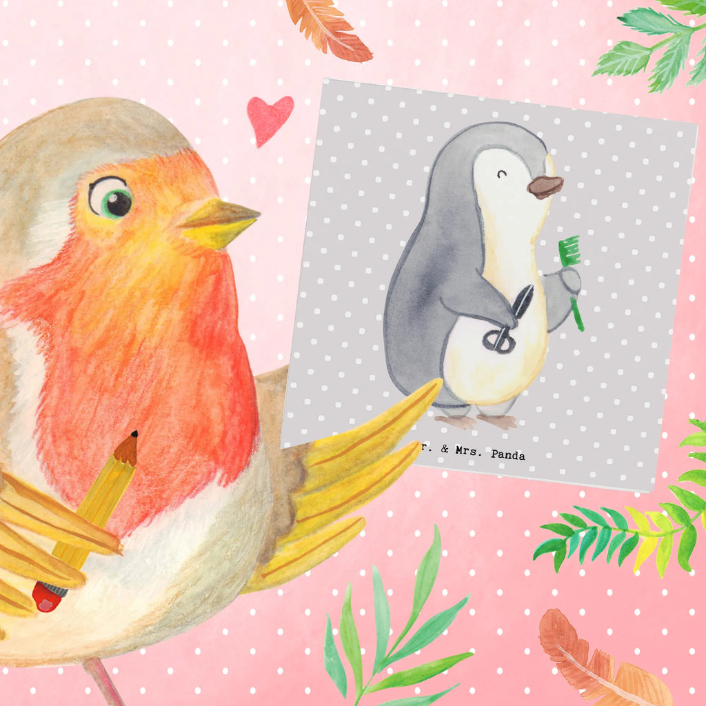 Deluxe Card Hairstylist Heart Karte, Klappkarte, Hochwertige Klappkarte, Geburtstagskarte, Grußkarte, Hochzeitskarte, Einladungskarte, Glückwunschkarte, Hochwertige Grußkarte, Beruf, Ausbildung, Jubiläum, Abschied, Rente, Kollege, Kollegin, Geschenk, Schenken, Arbeitskollege, Mitarbeiter, Firma, Danke, Dankeschön, Haarstylist, Friseursalon, Frisör, Barbier, Coiffeur, Hairstylist, Eröffnung Friseur