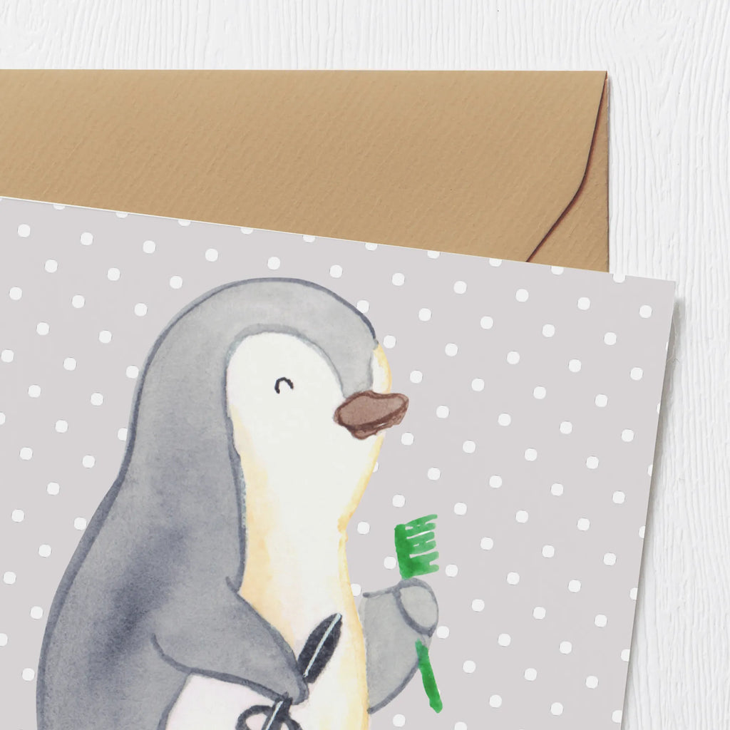 Deluxe Card Hairstylist Heart Karte, Klappkarte, Hochwertige Klappkarte, Geburtstagskarte, Grußkarte, Hochzeitskarte, Einladungskarte, Glückwunschkarte, Hochwertige Grußkarte, Beruf, Ausbildung, Jubiläum, Abschied, Rente, Kollege, Kollegin, Geschenk, Schenken, Arbeitskollege, Mitarbeiter, Firma, Danke, Dankeschön, Haarstylist, Friseursalon, Frisör, Barbier, Coiffeur, Hairstylist, Eröffnung Friseur