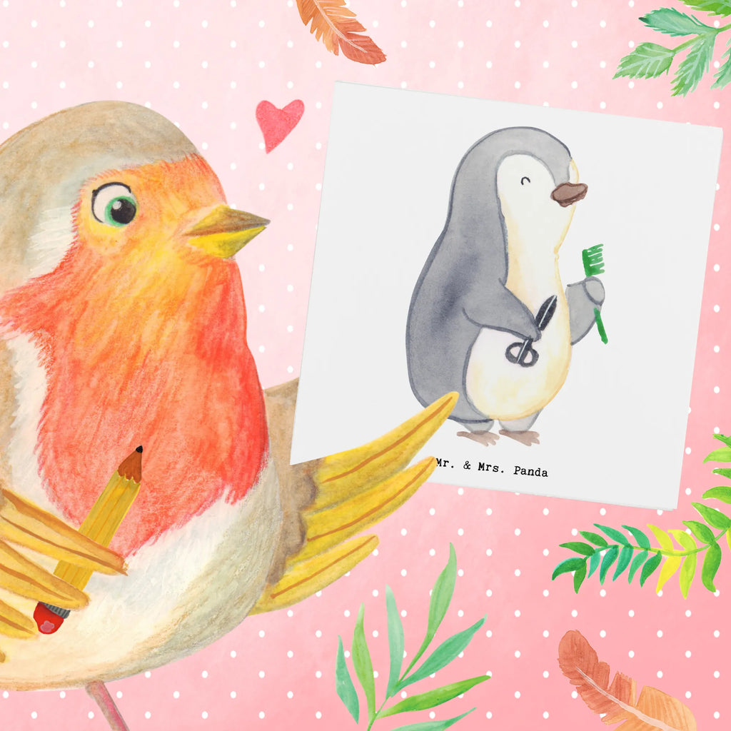 Deluxe Card Hairstylist Heart Karte, Klappkarte, Hochwertige Klappkarte, Geburtstagskarte, Grußkarte, Hochzeitskarte, Einladungskarte, Glückwunschkarte, Hochwertige Grußkarte, Beruf, Ausbildung, Jubiläum, Abschied, Rente, Kollege, Kollegin, Geschenk, Schenken, Arbeitskollege, Mitarbeiter, Firma, Danke, Dankeschön, Haarstylist, Friseursalon, Frisör, Barbier, Coiffeur, Hairstylist, Eröffnung Friseur