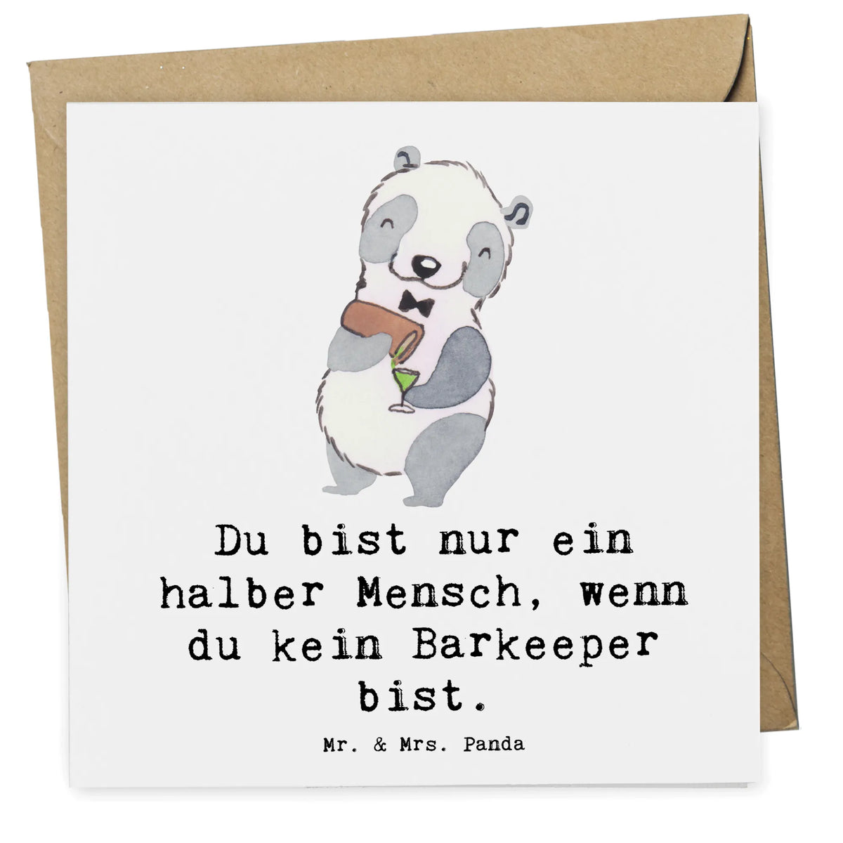 Karta Deluxe Barman Serce Prezent, Dziękuję, Zawód, Wykształcenie, Jubileusz, Pożegnanie, Emerytura, Kolega, Koleżanka, Dawać, Pracownik, Współpracownik, Dziękuję bardzo