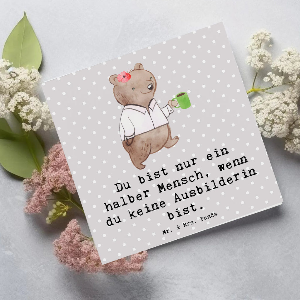 Deluxe Card trainer Heart Karte, Klappkarte, Hochwertige Grußkarte, Hochwertige Klappkarte, Hochzeitskarte, Grußkarte, Einladungskarte, Geburtstagskarte, Glückwunschkarte, Beruf, Ausbildung, Jubiläum, Abschied, Rente, Kollege, Kollegin, Geschenk, Schenken, Arbeitskollege, Mitarbeiter, Firma, Danke, Dankeschön, Ausbilderprüfung, Ausbilderin, Tutorin