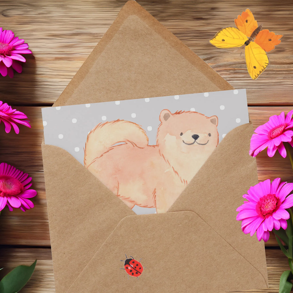 Personalized Deluxe Card Chow Chow Lifesaver Grußkarte als Geldgeschenk, Personalisiertere Klappkarte, Grußkarte mit persönlichen Nachrichten, Grußkarte selber drucken, Personalisierte Glückwunschkarte, Personalisierte Einladungskarte, Grußkarten personalisiert, Grußkarte mit Namen, Personalisierte Grußkarte, Personalisierte Karte, Personalisierte Geburtstagskarte, Grußkarte selbst gestalten, Personalisierte Hochzeitskarte, Hund, Hunderasse, Rassehund, Hundebesitzer, Geschenk, Tierfreund, Schenken, Welpe, Asiatischer Spitz, Chow-Chow