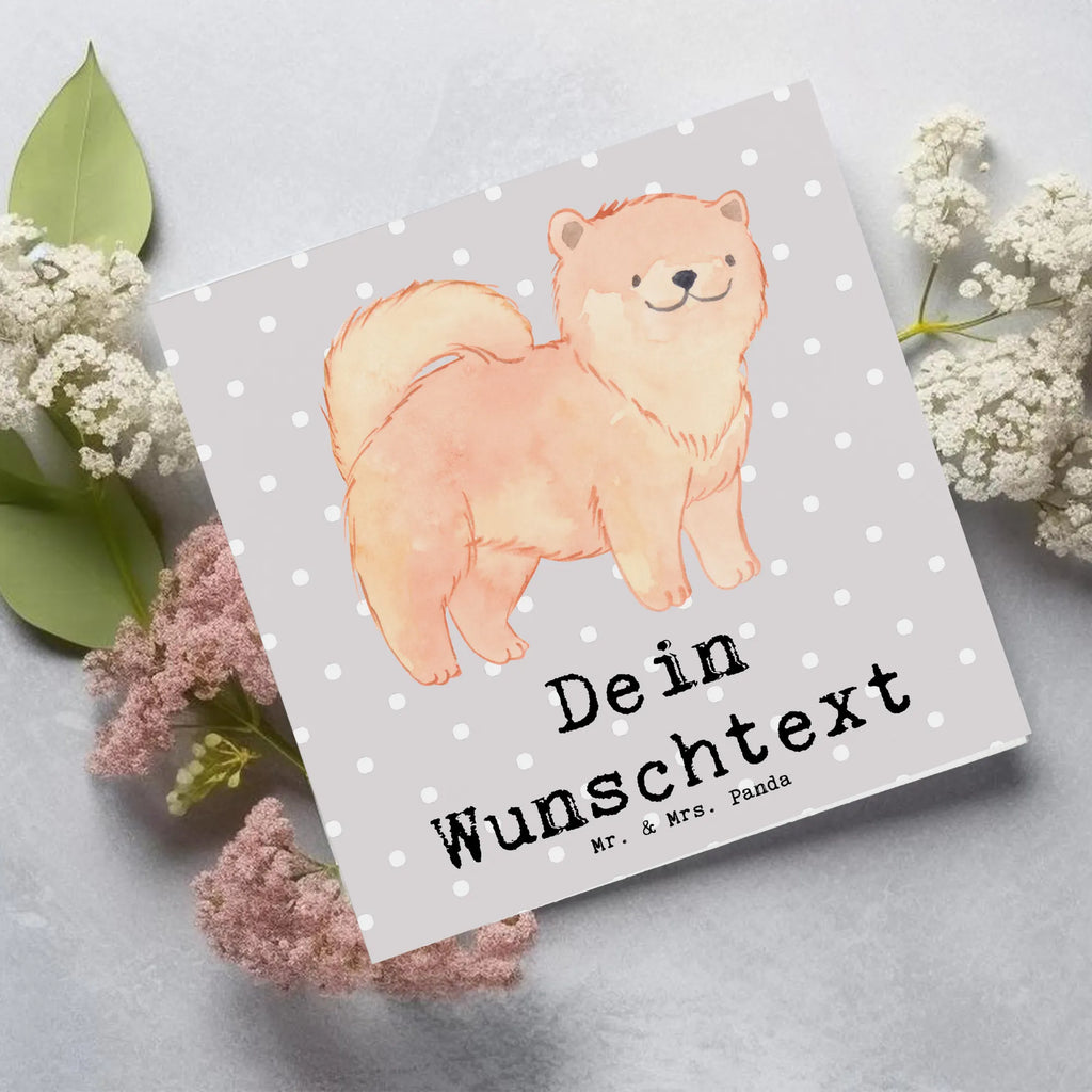 Personalized Deluxe Card Chow Chow Lifesaver Grußkarte als Geldgeschenk, Personalisiertere Klappkarte, Grußkarte mit persönlichen Nachrichten, Grußkarte selber drucken, Personalisierte Glückwunschkarte, Personalisierte Einladungskarte, Grußkarten personalisiert, Grußkarte mit Namen, Personalisierte Grußkarte, Personalisierte Karte, Personalisierte Geburtstagskarte, Grußkarte selbst gestalten, Personalisierte Hochzeitskarte, Hund, Hunderasse, Rassehund, Hundebesitzer, Geschenk, Tierfreund, Schenken, Welpe, Asiatischer Spitz, Chow-Chow