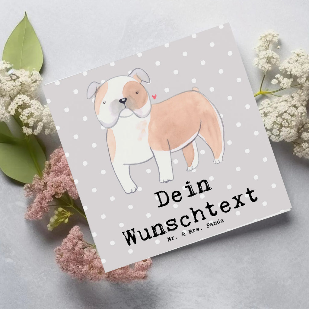 Personalisierte Deluxe Karte Englische Bulldogge Lebensretter Grußkarten personalisiert, Grußkarte mit Namen, Personalisierte Karte, Personalisierte Grußkarte, Grußkarte selbst gestalten, Grußkarte mit persönlichen Nachrichten, Personalisierte Einladungskarte, Personalisierte Hochzeitskarte, Personalisierte Glückwunschkarte, Grußkarte selber drucken, Personalisiertere Klappkarte, Personalisierte Geburtstagskarte, Grußkarte als Geldgeschenk, Geschenk, Schenken, Hund, Hunderasse, Rassehund, Hundebesitzer, Tierfreund, Welpe, Englische Bulldogge, English Bulldog