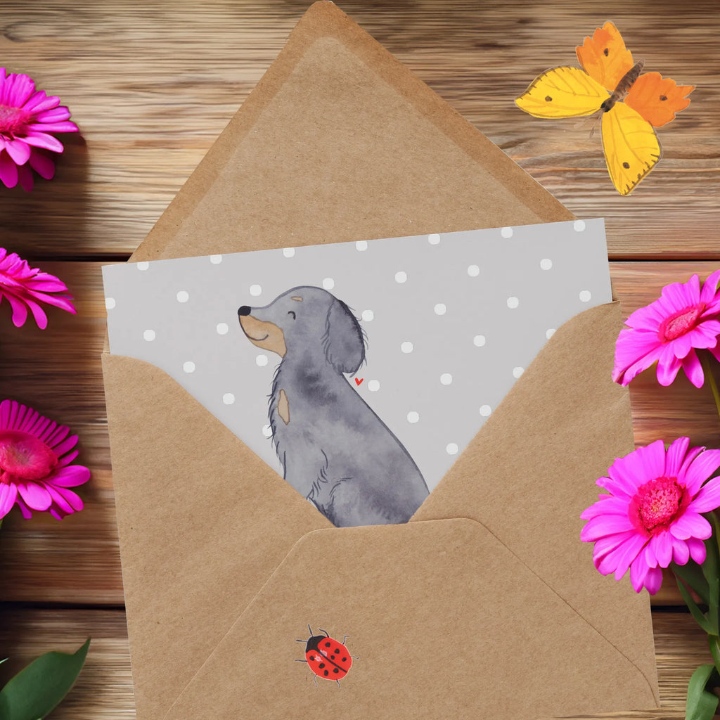 Personalisierte Deluxe Karte Gordon Setter Lebensretter Grußkarte als Geldgeschenk, Personalisierte Karte, Grußkarte mit persönlichen Nachrichten, Grußkarte selbst gestalten, Personalisierte Grußkarte, Personalisierte Geburtstagskarte, Personalisierte Einladungskarte, Personalisierte Glückwunschkarte, Personalisierte Hochzeitskarte, Personalisiertere Klappkarte, Grußkarte mit Namen, Grußkarte selber drucken, Grußkarten personalisiert, Hund, Hunderasse, Rassehund, Hundebesitzer, Geschenk, Tierfreund, Schenken, Welpe, Gordon Shetter, Jagdhund