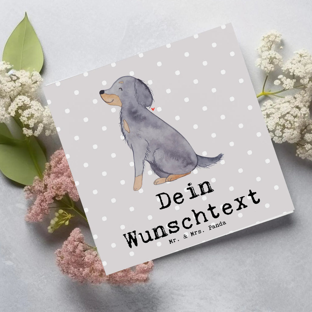 Personalisierte Deluxe Karte Gordon Setter Lebensretter Grußkarte als Geldgeschenk, Personalisierte Karte, Grußkarte mit persönlichen Nachrichten, Grußkarte selbst gestalten, Personalisierte Grußkarte, Personalisierte Geburtstagskarte, Personalisierte Einladungskarte, Personalisierte Glückwunschkarte, Personalisierte Hochzeitskarte, Personalisiertere Klappkarte, Grußkarte mit Namen, Grußkarte selber drucken, Grußkarten personalisiert, Hund, Hunderasse, Rassehund, Hundebesitzer, Geschenk, Tierfreund, Schenken, Welpe, Gordon Shetter, Jagdhund