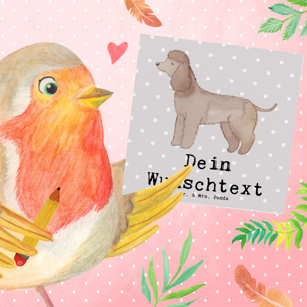 Personalized Deluxe Card Irish Water Spaniel Lifesaver Grußkarte selber drucken, Personalisierte Hochzeitskarte, Personalisierte Karte, Grußkarte selbst gestalten, Grußkarte mit Namen, Grußkarte mit persönlichen Nachrichten, Personalisiertere Klappkarte, Personalisierte Grußkarte, Personalisierte Glückwunschkarte, Personalisierte Geburtstagskarte, Grußkarte als Geldgeschenk, Personalisierte Einladungskarte, Grußkarten personalisiert, Hund, Hunderasse, Rassehund, Hundebesitzer, Geschenk, Tierfreund, Schenken, Welpe, Irish Water Spaniel, Jagdhund