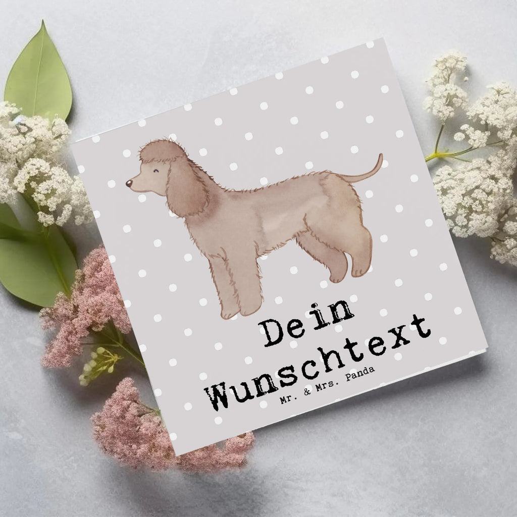Personalized Deluxe Card Irish Water Spaniel Lifesaver Grußkarte selber drucken, Personalisierte Hochzeitskarte, Personalisierte Karte, Grußkarte selbst gestalten, Grußkarte mit Namen, Grußkarte mit persönlichen Nachrichten, Personalisiertere Klappkarte, Personalisierte Grußkarte, Personalisierte Glückwunschkarte, Personalisierte Geburtstagskarte, Grußkarte als Geldgeschenk, Personalisierte Einladungskarte, Grußkarten personalisiert, Hund, Hunderasse, Rassehund, Hundebesitzer, Geschenk, Tierfreund, Schenken, Welpe, Irish Water Spaniel, Jagdhund