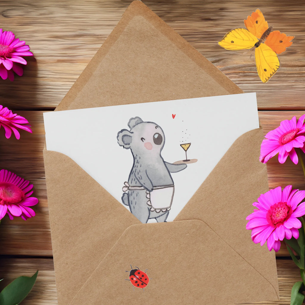 Deluxe Card innkeeper Heart Geburtstagskarte, Karte, Grußkarte, Glückwunschkarte, Einladungskarte, Hochzeitskarte, Hochwertige Grußkarte, Klappkarte, Hochwertige Klappkarte, Beruf, Ausbildung, Jubiläum, Abschied, Rente, Kollege, Kollegin, Geschenk, Schenken, Arbeitskollege, Mitarbeiter, Firma, Danke, Dankeschön, Eröffnung, Barkeeperin, Gaststätte, Kneipe, Rum, Gastwirtin, Kneipenwirtin, Bar