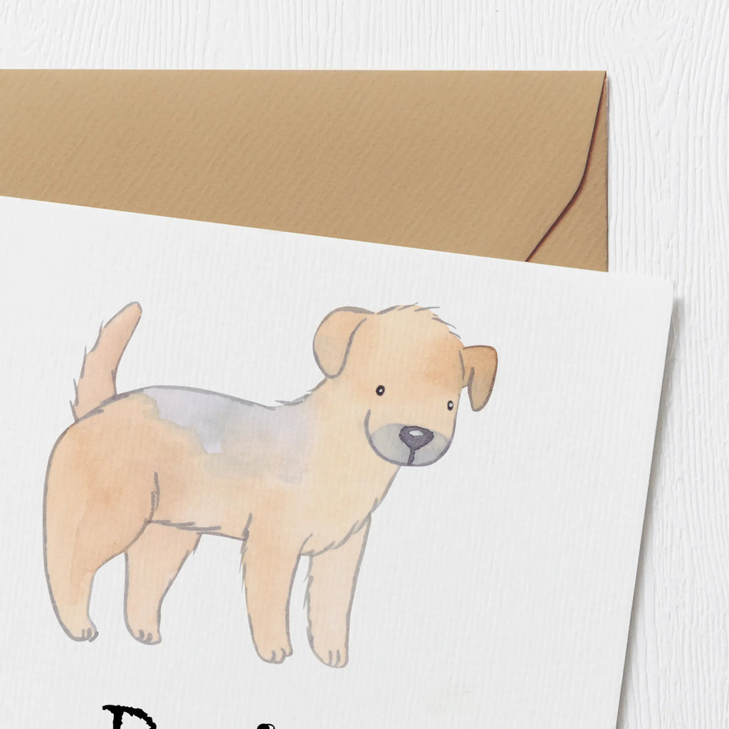 Personalized Deluxe Card Border Terrier Lifesaver Personalisierte Glückwunschkarte, Personalisierte Hochzeitskarte, Personalisierte Grußkarte, Personalisierte Geburtstagskarte, Grußkarte mit persönlichen Nachrichten, Grußkarte als Geldgeschenk, Personalisiertere Klappkarte, Grußkarte selbst gestalten, Personalisierte Karte, Grußkarten personalisiert, Grußkarte selber drucken, Grußkarte mit Namen, Personalisierte Einladungskarte, Hund, Hunderasse, Rassehund, Hundebesitzer, Geschenk, Tierfreund, Schenken, Welpe, Border Terrier
