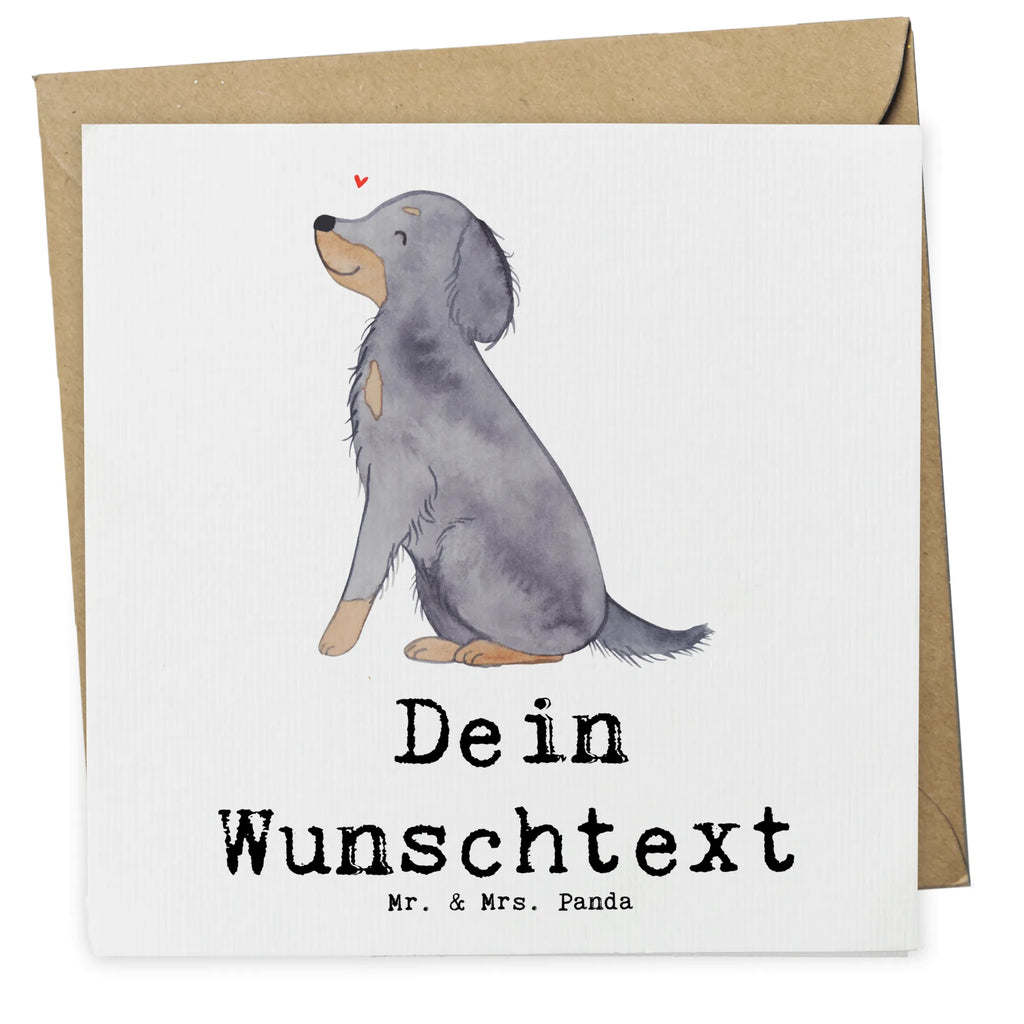 Personalisierte Deluxe Karte Gordon Setter Lebensretter Grußkarte als Geldgeschenk, Personalisierte Karte, Grußkarte mit persönlichen Nachrichten, Grußkarte selbst gestalten, Personalisierte Grußkarte, Personalisierte Geburtstagskarte, Personalisierte Einladungskarte, Personalisierte Glückwunschkarte, Personalisierte Hochzeitskarte, Personalisiertere Klappkarte, Grußkarte mit Namen, Grußkarte selber drucken, Grußkarten personalisiert, Hund, Hunderasse, Rassehund, Hundebesitzer, Geschenk, Tierfreund, Schenken, Welpe, Gordon Shetter, Jagdhund