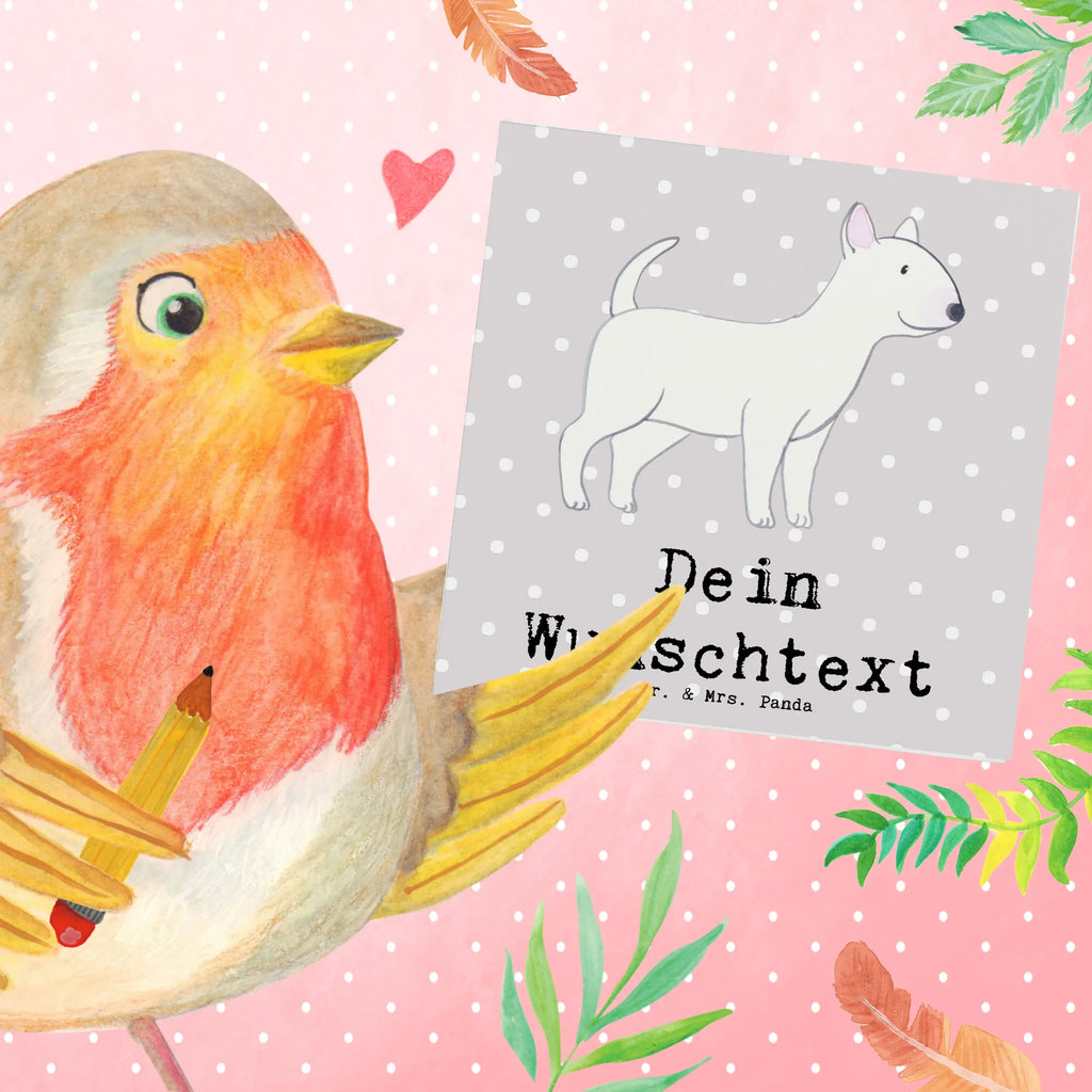 Personalized Deluxe Card Bull Terrier Lifesaver Personalisierte Hochzeitskarte, Grußkarte selber drucken, Grußkarte selbst gestalten, Personalisierte Geburtstagskarte, Grußkarte mit Namen, Personalisierte Einladungskarte, Grußkarte als Geldgeschenk, Personalisierte Karte, Personalisiertere Klappkarte, Personalisierte Glückwunschkarte, Grußkarten personalisiert, Personalisierte Grußkarte, Grußkarte mit persönlichen Nachrichten, Hund, Hunderasse, Rassehund, Hundebesitzer, Geschenk, Tierfreund, Schenken, Welpe, Bullterrier