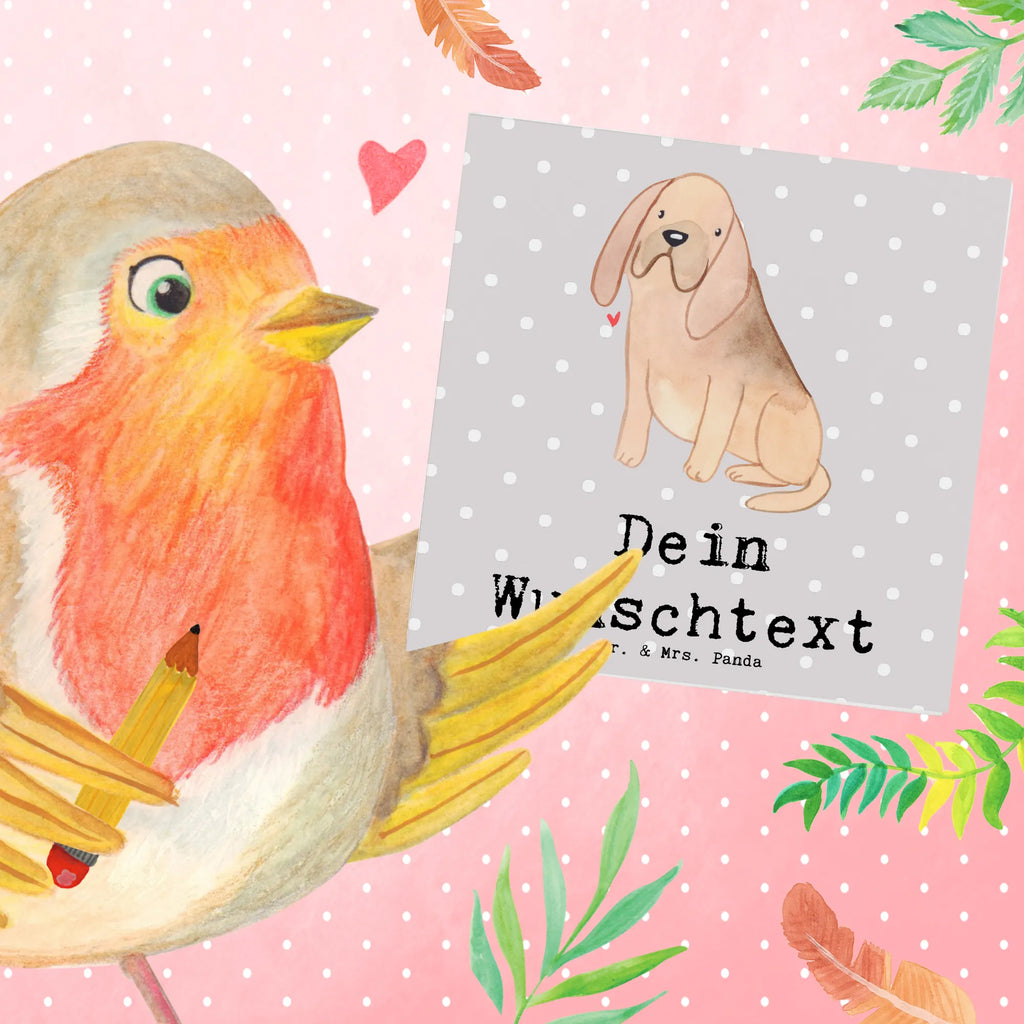 Personalized Deluxe Card Bloodhound Lifesaver Personalisierte Glückwunschkarte, Personalisierte Hochzeitskarte, Personalisierte Karte, Grußkarte selbst gestalten, Personalisierte Geburtstagskarte, Grußkarten personalisiert, Grußkarte mit Namen, Grußkarte selber drucken, Personalisierte Grußkarte, Personalisiertere Klappkarte, Grußkarte mit persönlichen Nachrichten, Personalisierte Einladungskarte, Grußkarte als Geldgeschenk, Hund, Hunderasse, Rassehund, Hundebesitzer, Geschenk, Tierfreund, Schenken, Welpe, St. Hubertushund, Bloodhound, Bluthund, Chien de Saint Hubert