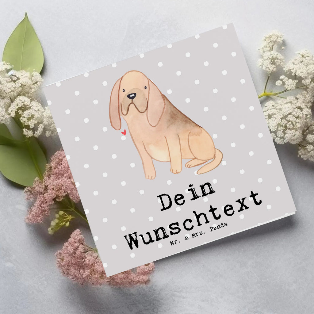 Personalized Deluxe Card Bloodhound Lifesaver Personalisierte Glückwunschkarte, Personalisierte Hochzeitskarte, Personalisierte Karte, Grußkarte selbst gestalten, Personalisierte Geburtstagskarte, Grußkarten personalisiert, Grußkarte mit Namen, Grußkarte selber drucken, Personalisierte Grußkarte, Personalisiertere Klappkarte, Grußkarte mit persönlichen Nachrichten, Personalisierte Einladungskarte, Grußkarte als Geldgeschenk, Hund, Hunderasse, Rassehund, Hundebesitzer, Geschenk, Tierfreund, Schenken, Welpe, St. Hubertushund, Bloodhound, Bluthund, Chien de Saint Hubert