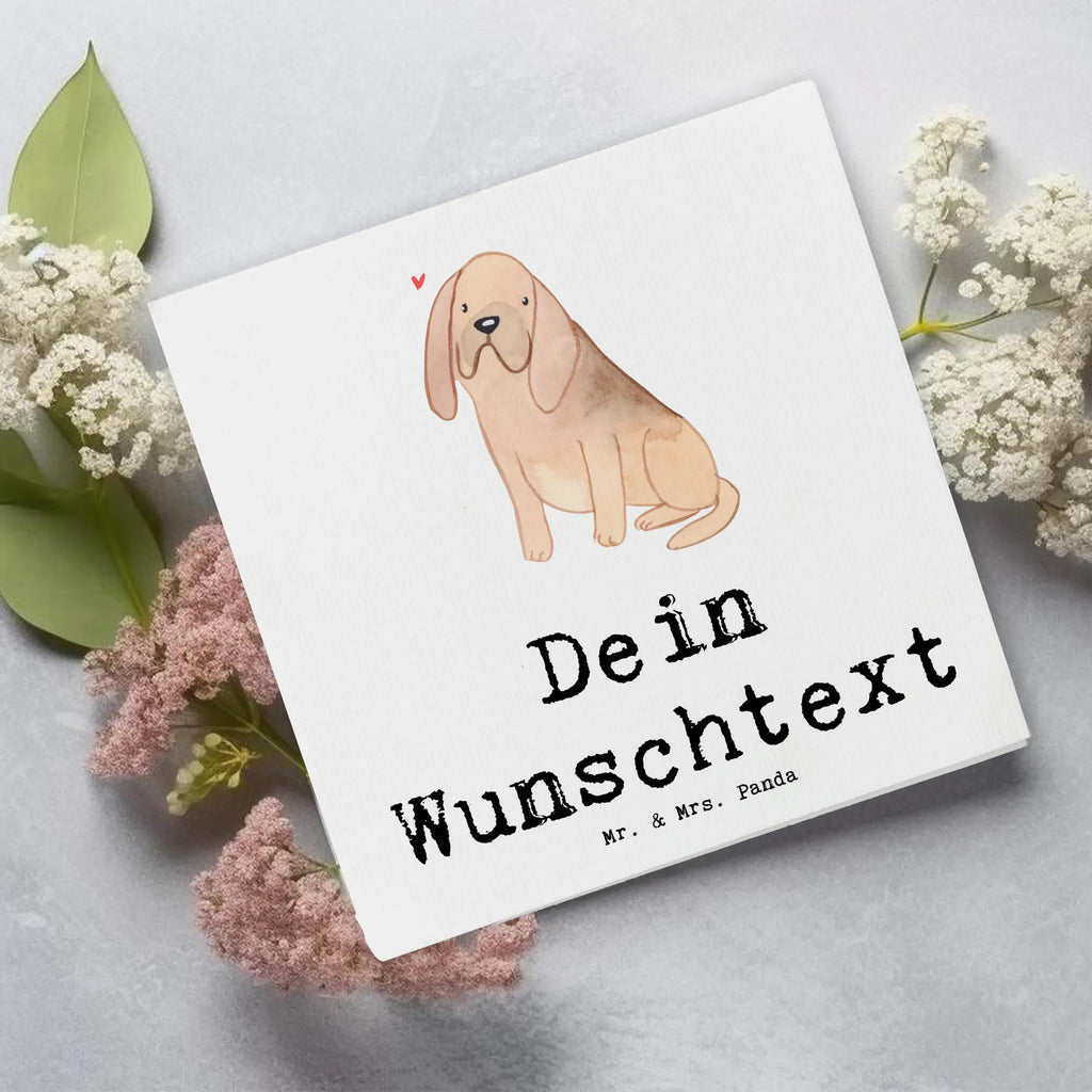 Personalized Deluxe Card Bloodhound Lifesaver Personalisierte Glückwunschkarte, Personalisierte Hochzeitskarte, Personalisierte Karte, Grußkarte selbst gestalten, Personalisierte Geburtstagskarte, Grußkarten personalisiert, Grußkarte mit Namen, Grußkarte selber drucken, Personalisierte Grußkarte, Personalisiertere Klappkarte, Grußkarte mit persönlichen Nachrichten, Personalisierte Einladungskarte, Grußkarte als Geldgeschenk, Hund, Hunderasse, Rassehund, Hundebesitzer, Geschenk, Tierfreund, Schenken, Welpe, St. Hubertushund, Bloodhound, Bluthund, Chien de Saint Hubert