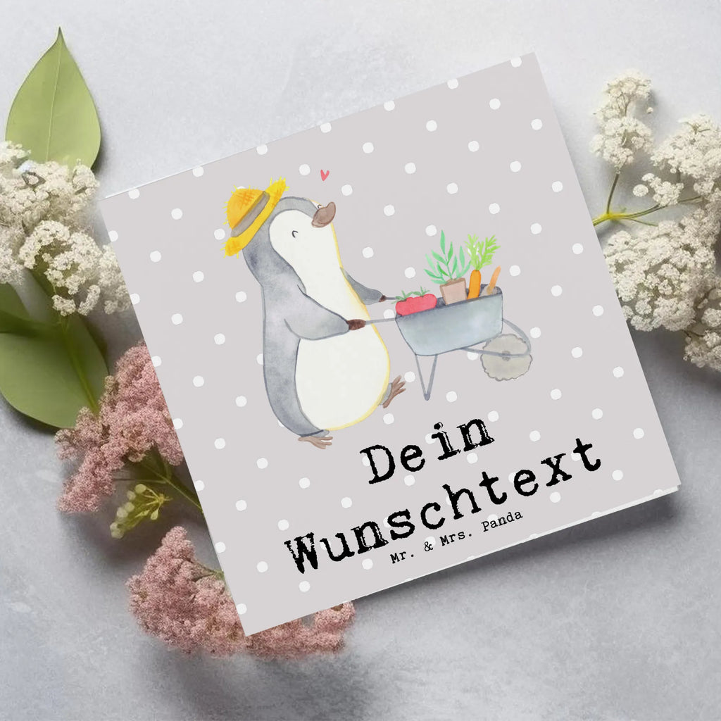 Personalized Deluxe Card penguin gardening Grußkarte mit Namen, Personalisiertere Klappkarte, Grußkarte mit persönlichen Nachrichten, Personalisierte Grußkarte, Personalisierte Geburtstagskarte, Grußkarten personalisiert, Personalisierte Karte, Grußkarte selbst gestalten, Grußkarte als Geldgeschenk, Personalisierte Glückwunschkarte, Grußkarte selber drucken, Personalisierte Einladungskarte, Personalisierte Hochzeitskarte, Geschenk, Sport, Sportart, Hobby, Schenken, Danke, Dankeschön, Auszeichnung, Gewinn, Sportler, Gärtnern, Gartenpflege, Gartenarbeit, Urban gardening