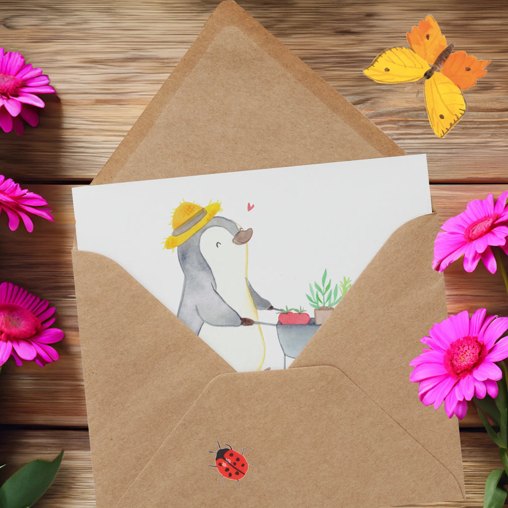 Personalized Deluxe Card penguin gardening Grußkarte mit Namen, Personalisiertere Klappkarte, Grußkarte mit persönlichen Nachrichten, Personalisierte Grußkarte, Personalisierte Geburtstagskarte, Grußkarten personalisiert, Personalisierte Karte, Grußkarte selbst gestalten, Grußkarte als Geldgeschenk, Personalisierte Glückwunschkarte, Grußkarte selber drucken, Personalisierte Einladungskarte, Personalisierte Hochzeitskarte, Geschenk, Sport, Sportart, Hobby, Schenken, Danke, Dankeschön, Auszeichnung, Gewinn, Sportler, Gärtnern, Gartenpflege, Gartenarbeit, Urban gardening