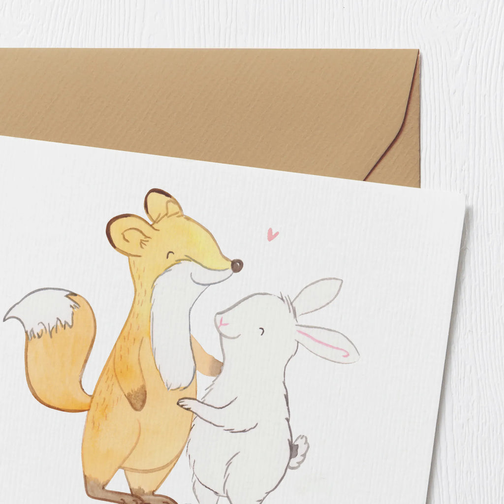Personalized Deluxe Card fox rabbit meet friends Personalisierte Geburtstagskarte, Grußkarte mit Namen, Grußkarten personalisiert, Personalisiertere Klappkarte, Personalisierte Hochzeitskarte, Personalisierte Karte, Grußkarte als Geldgeschenk, Personalisierte Glückwunschkarte, Personalisierte Einladungskarte, Grußkarte selbst gestalten, Personalisierte Grußkarte, Grußkarte mit persönlichen Nachrichten, Grußkarte selber drucken, Geschenk, Sport, Sportart, Hobby, Schenken, Danke, Dankeschön, Auszeichnung, Gewinn, Sportler, Freunde treffen