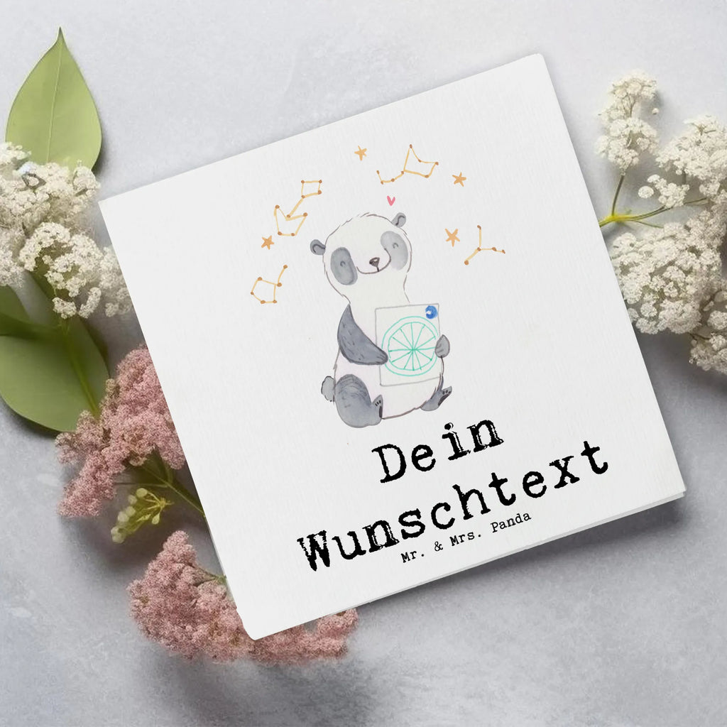 Personalisierte Deluxe Karte Panda Astrologie Grußkarten personalisiert, Personalisierte Karte, Personalisierte Grußkarte, Grußkarte als Geldgeschenk, Grußkarte selber drucken, Personalisierte Glückwunschkarte, Personalisierte Hochzeitskarte, Personalisierte Geburtstagskarte, Grußkarte selbst gestalten, Personalisiertere Klappkarte, Personalisierte Einladungskarte, Grußkarte mit Namen, Grußkarte mit persönlichen Nachrichten, Geschenk, Sport, Sportart, Hobby, Schenken, Danke, Dankeschön, Auszeichnung, Gewinn, Sportler, Astrologie, Horoskop, Sternbilder