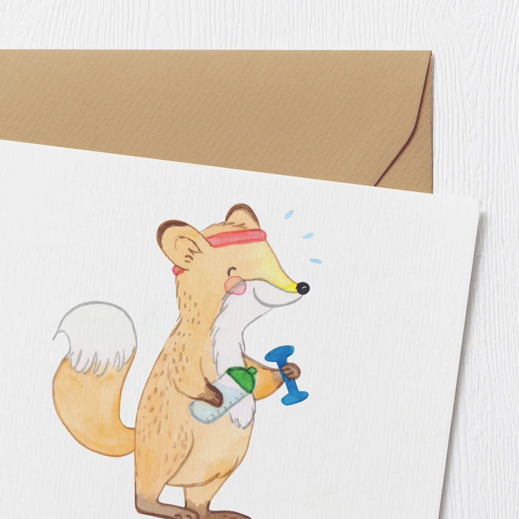 Personalisierte Deluxe Karte Fuchs Fitness Personalisierte Geburtstagskarte, Personalisierte Karte, Personalisierte Einladungskarte, Personalisierte Hochzeitskarte, Personalisiertere Klappkarte, Grußkarte selbst gestalten, Grußkarte als Geldgeschenk, Personalisierte Grußkarte, Grußkarte selber drucken, Grußkarte mit persönlichen Nachrichten, Grußkarten personalisiert, Personalisierte Glückwunschkarte, Grußkarte mit Namen, Geschenk, Sport, Sportart, Hobby, Schenken, Danke, Dankeschön, Auszeichnung, Gewinn, Sportler, Fitness, Kraftsport, Sport treiben, Sportclub, Fitnessstudio
