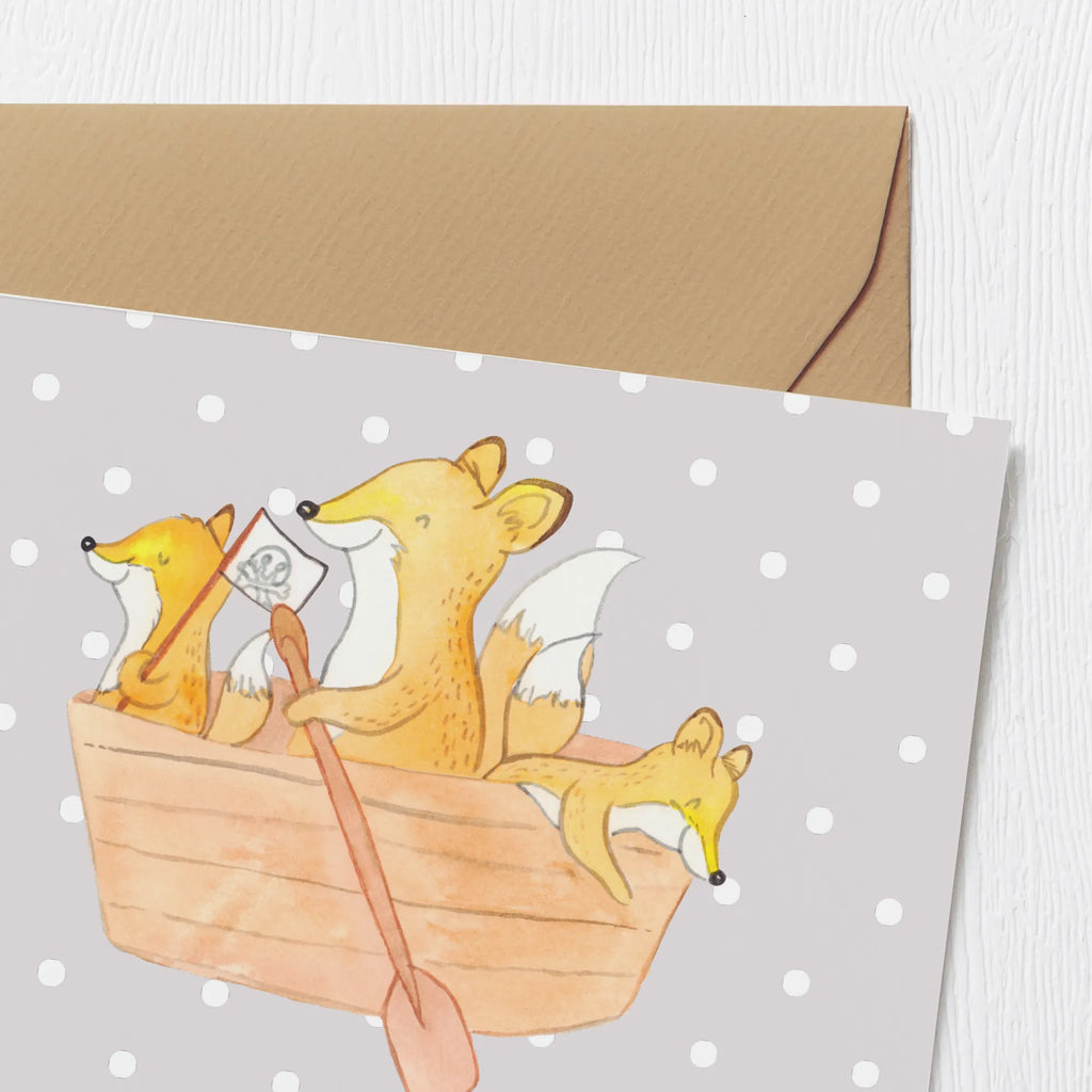 Personalized Deluxe Card Fox Canoeing Personalisierte Grußkarte, Personalisierte Einladungskarte, Grußkarte mit Namen, Grußkarte als Geldgeschenk, Personalisierte Hochzeitskarte, Grußkarte selber drucken, Personalisierte Geburtstagskarte, Personalisierte Glückwunschkarte, Personalisierte Karte, Grußkarten personalisiert, Grußkarte selbst gestalten, Grußkarte mit persönlichen Nachrichten, Personalisiertere Klappkarte, Geschenk, Sport, Sportart, Hobby, Schenken, Danke, Dankeschön, Auszeichnung, Gewinn, Sportler, Paddeltour, Kanu Schule, Kanuverleih, Kanutour, Kanu fahren