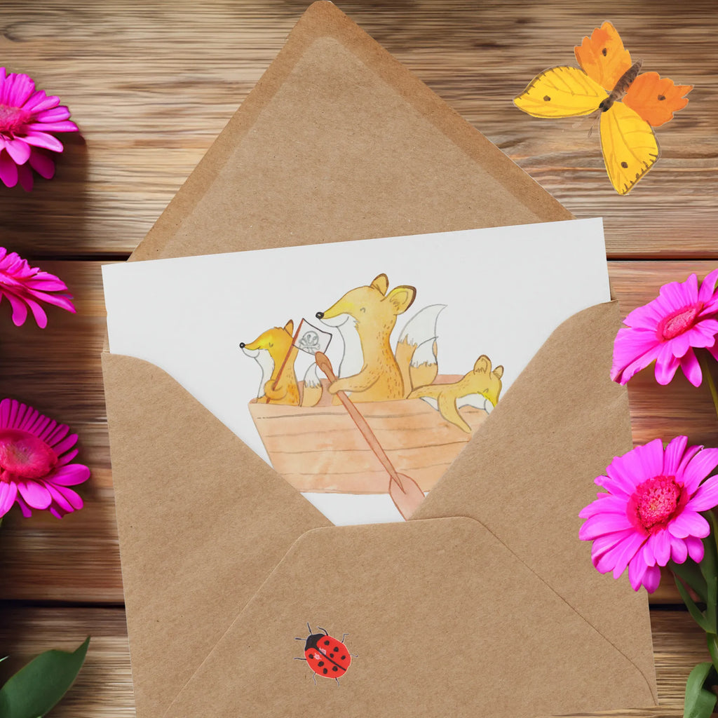 Personalized Deluxe Card Fox Canoeing Personalisierte Grußkarte, Personalisierte Einladungskarte, Grußkarte mit Namen, Grußkarte als Geldgeschenk, Personalisierte Hochzeitskarte, Grußkarte selber drucken, Personalisierte Geburtstagskarte, Personalisierte Glückwunschkarte, Personalisierte Karte, Grußkarten personalisiert, Grußkarte selbst gestalten, Grußkarte mit persönlichen Nachrichten, Personalisiertere Klappkarte, Geschenk, Sport, Sportart, Hobby, Schenken, Danke, Dankeschön, Auszeichnung, Gewinn, Sportler, Paddeltour, Kanu Schule, Kanuverleih, Kanutour, Kanu fahren