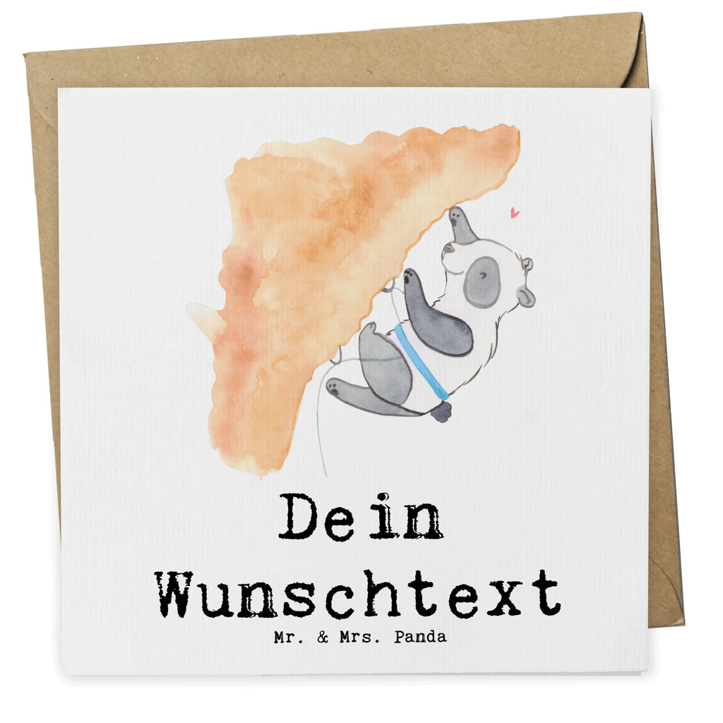 Personalized Deluxe Card panda Climb Grußkarte selber drucken, Grußkarte als Geldgeschenk, Personalisierte Geburtstagskarte, Grußkarte mit Namen, Grußkarte selbst gestalten, Personalisierte Glückwunschkarte, Grußkarte mit persönlichen Nachrichten, Personalisiertere Klappkarte, Personalisierte Grußkarte, Grußkarten personalisiert, Personalisierte Karte, Personalisierte Hochzeitskarte, Personalisierte Einladungskarte, Geschenk, Sport, Sportart, Hobby, Schenken, Danke, Dankeschön, Auszeichnung, Gewinn, Sportler, Kletterhalle, Klettersport, Bouldern, Klettern