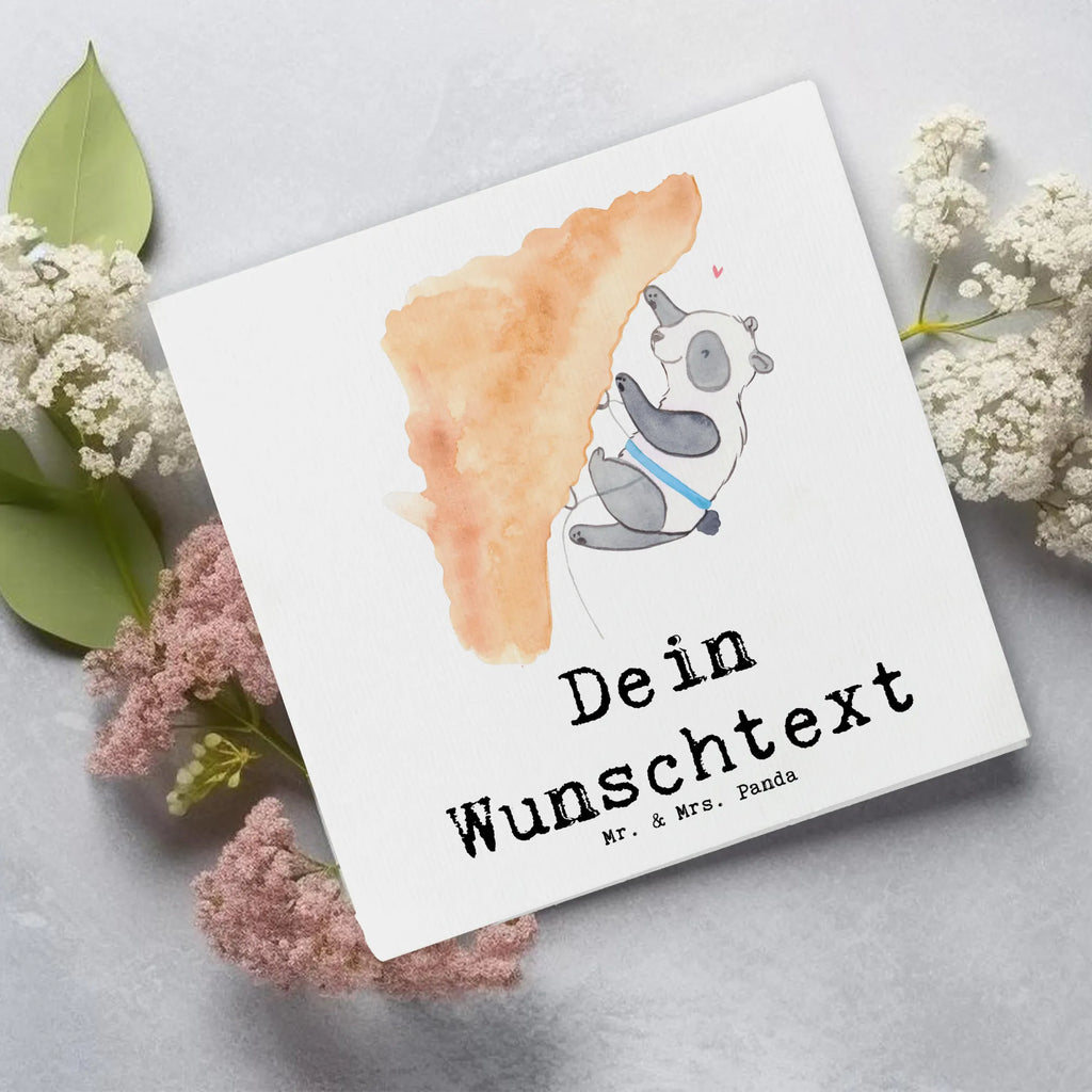 Personalized Deluxe Card panda Climb Grußkarte selber drucken, Grußkarte als Geldgeschenk, Personalisierte Geburtstagskarte, Grußkarte mit Namen, Grußkarte selbst gestalten, Personalisierte Glückwunschkarte, Grußkarte mit persönlichen Nachrichten, Personalisiertere Klappkarte, Personalisierte Grußkarte, Grußkarten personalisiert, Personalisierte Karte, Personalisierte Hochzeitskarte, Personalisierte Einladungskarte, Geschenk, Sport, Sportart, Hobby, Schenken, Danke, Dankeschön, Auszeichnung, Gewinn, Sportler, Kletterhalle, Klettersport, Bouldern, Klettern