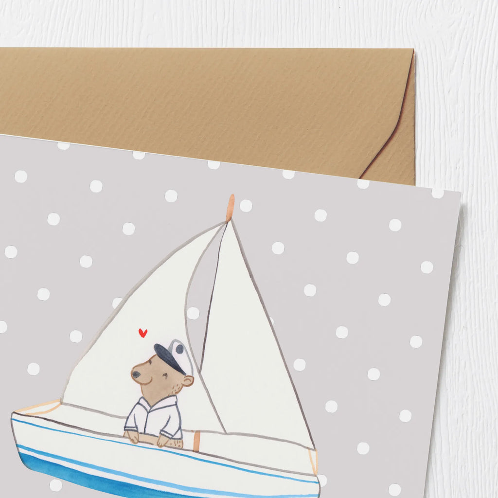 Personalized Deluxe Card bear Sail Personalisierte Hochzeitskarte, Grußkarte als Geldgeschenk, Grußkarte mit persönlichen Nachrichten, Personalisiertere Klappkarte, Grußkarte selbst gestalten, Grußkarten personalisiert, Personalisierte Karte, Personalisierte Geburtstagskarte, Grußkarte selber drucken, Personalisierte Einladungskarte, Personalisierte Grußkarte, Grußkarte mit Namen, Personalisierte Glückwunschkarte, Geschenk, Sport, Sportart, Hobby, Schenken, Danke, Dankeschön, Auszeichnung, Gewinn, Sportler, Yachtclub, Segelschule, segeln, Segelboot, Segeltörn