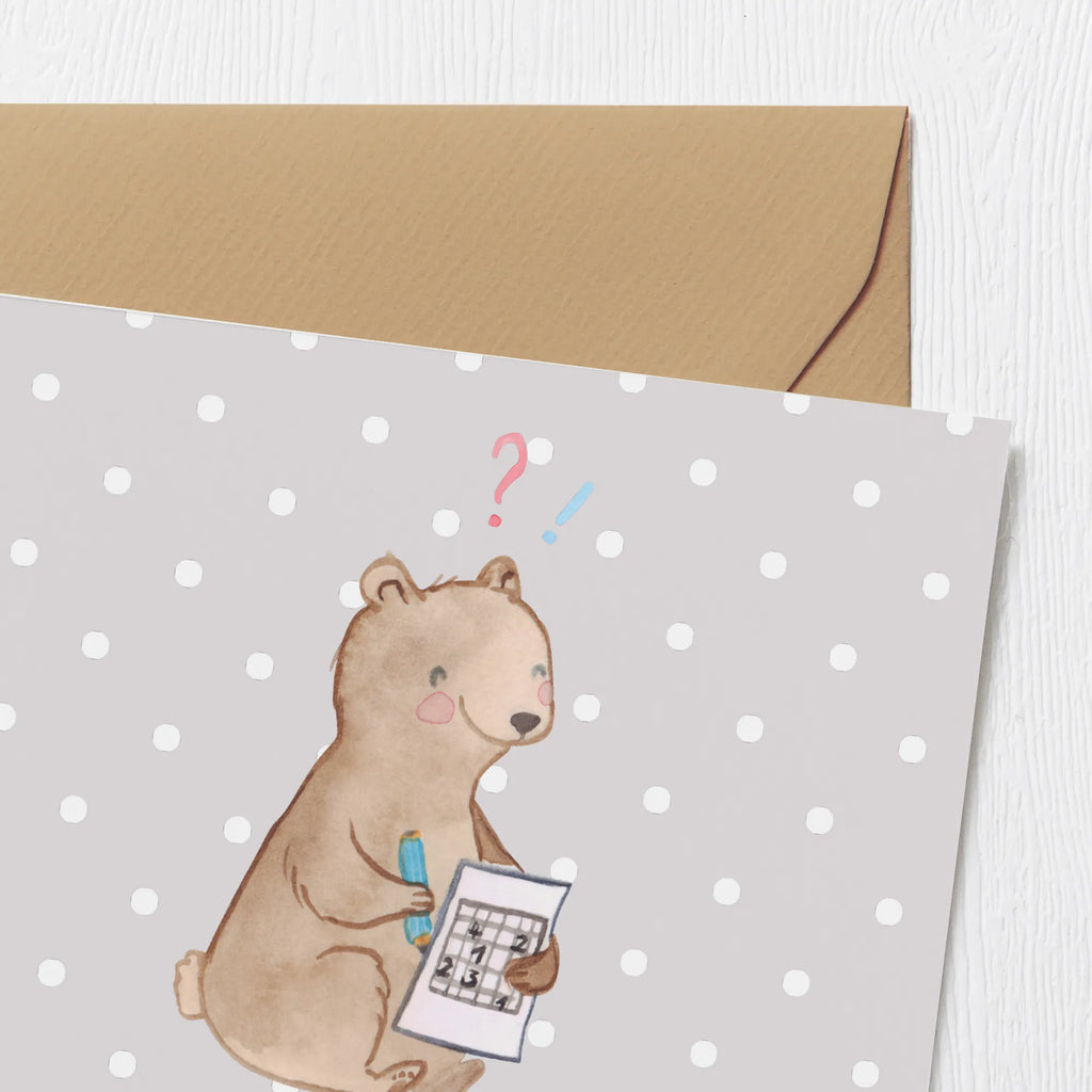 Personalized Deluxe Card bear solve riddles Grußkarte mit persönlichen Nachrichten, Personalisierte Einladungskarte, Personalisierte Geburtstagskarte, Personalisierte Grußkarte, Personalisierte Hochzeitskarte, Grußkarten personalisiert, Grußkarte selber drucken, Personalisierte Glückwunschkarte, Personalisierte Karte, Personalisiertere Klappkarte, Grußkarte mit Namen, Grußkarte als Geldgeschenk, Grußkarte selbst gestalten, Geschenk, Sport, Sportart, Hobby, Schenken, Danke, Dankeschön, Auszeichnung, Gewinn, Sportler, Knobeln, Rätsel lösen, Kreuzworträtsel lösen, Gedächtnissport, Gedächtnistraining