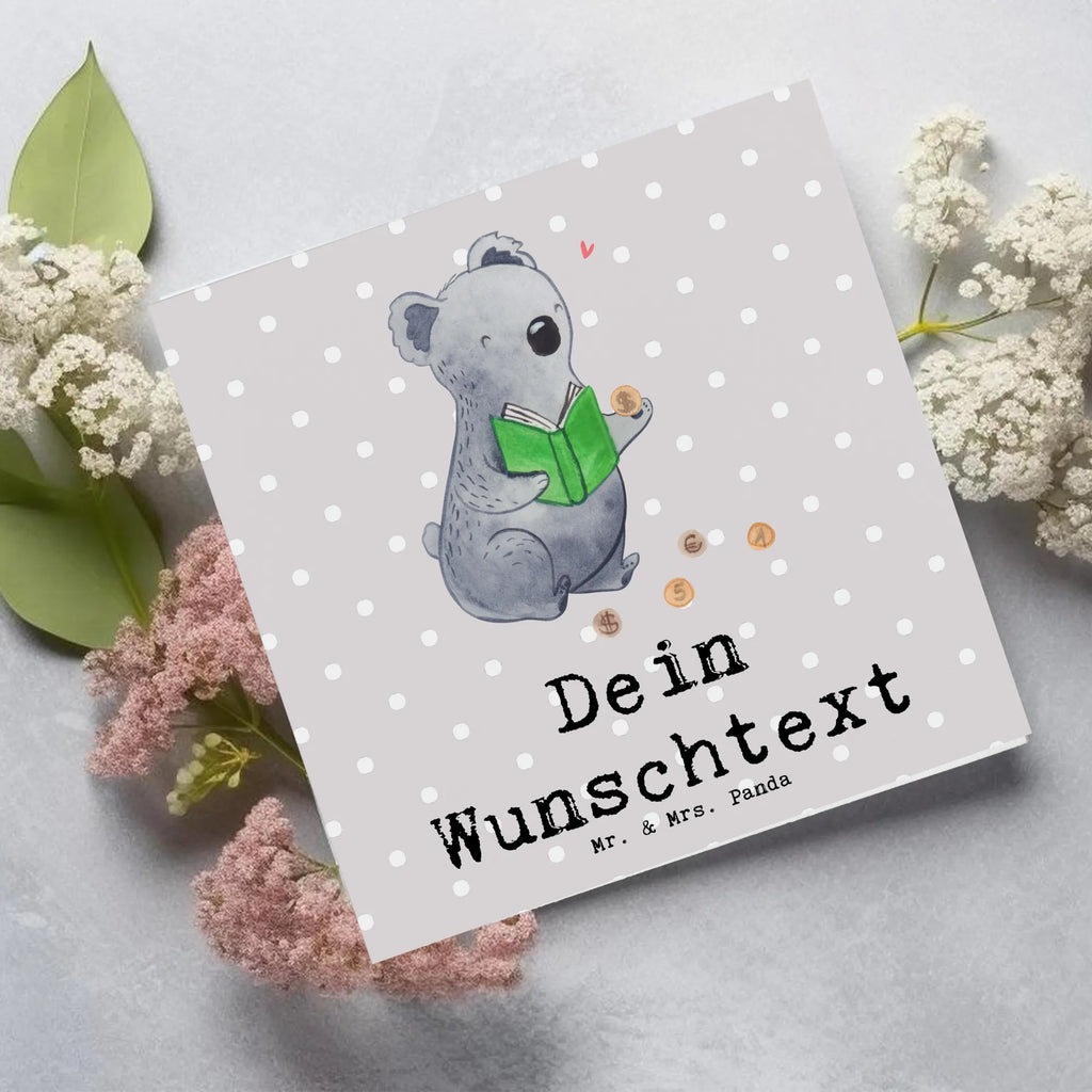 Personalized Deluxe Card Koala bear collect coins Personalisierte Geburtstagskarte, Personalisierte Karte, Grußkarten personalisiert, Grußkarte selbst gestalten, Personalisiertere Klappkarte, Personalisierte Glückwunschkarte, Personalisierte Einladungskarte, Grußkarte selber drucken, Grußkarte mit Namen, Grußkarte mit persönlichen Nachrichten, Personalisierte Hochzeitskarte, Personalisierte Grußkarte, Grußkarte als Geldgeschenk, Geschenk, Sport, Sportart, Hobby, Schenken, Danke, Dankeschön, Auszeichnung, Gewinn, Sportler, Numismatik, Münzen sammeln, Münzen aus aller Welt