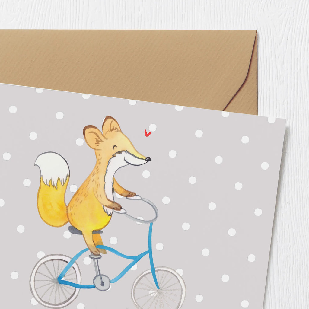 Personalized Deluxe Card Fox cycle Personalisierte Geburtstagskarte, Grußkarten personalisiert, Personalisierte Grußkarte, Personalisierte Einladungskarte, Personalisiertere Klappkarte, Grußkarte selbst gestalten, Grußkarte selber drucken, Grußkarte mit persönlichen Nachrichten, Personalisierte Glückwunschkarte, Grußkarte mit Namen, Grußkarte als Geldgeschenk, Personalisierte Hochzeitskarte, Personalisierte Karte, Geschenk, Sport, Sportart, Hobby, Schenken, Danke, Dankeschön, Auszeichnung, Gewinn, Sportler, Fahrrad fahren, Mountainbiking, Trekking, Radeln, Radsport