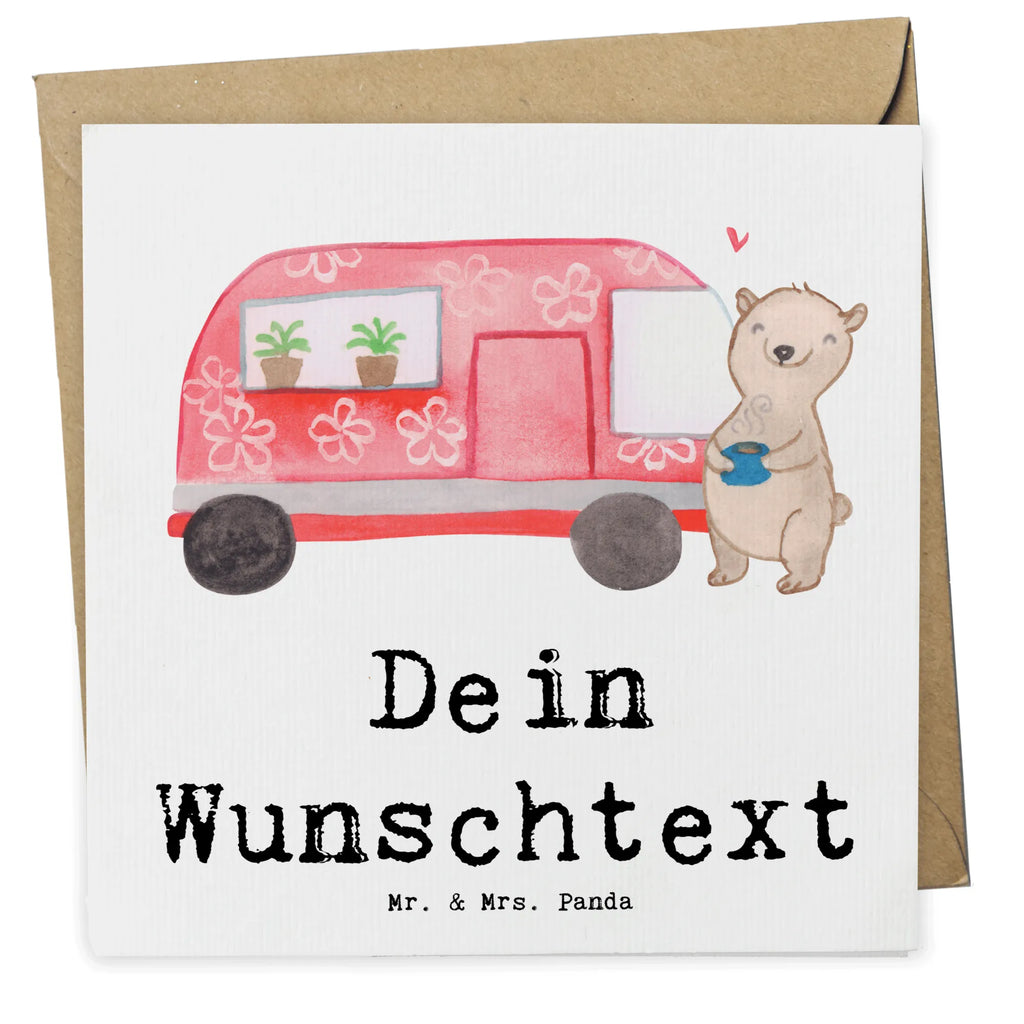 Personalized Deluxe Card bear camper Grußkarte selbst gestalten, Personalisierte Karte, Grußkarte selber drucken, Grußkarte mit persönlichen Nachrichten, Grußkarte mit Namen, Personalisierte Glückwunschkarte, Personalisierte Geburtstagskarte, Grußkarte als Geldgeschenk, Personalisierte Einladungskarte, Personalisiertere Klappkarte, Personalisierte Hochzeitskarte, Grußkarten personalisiert, Personalisierte Grußkarte, Geschenk, Sport, Sportart, Hobby, Schenken, Danke, Dankeschön, Auszeichnung, Gewinn, Sportler, Zelten, Wohnmobil, Campingplatz, Urlaub, Campen, Roadtrip, Camper