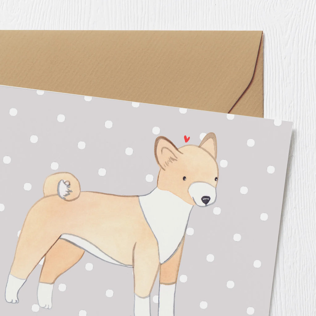 Personalized Deluxe Card Basenji Lifesaver Grußkarte selbst gestalten, Personalisiertere Klappkarte, Personalisierte Karte, Personalisierte Geburtstagskarte, Personalisierte Hochzeitskarte, Grußkarte mit persönlichen Nachrichten, Personalisierte Glückwunschkarte, Personalisierte Einladungskarte, Personalisierte Grußkarte, Grußkarte als Geldgeschenk, Grußkarten personalisiert, Grußkarte mit Namen, Grußkarte selber drucken, Hund, Hunderasse, Rassehund, Hundebesitzer, Geschenk, Tierfreund, Schenken, Welpe, Kongo-Terrier, Basenji