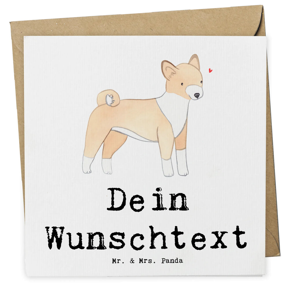 Personalized Deluxe Card Basenji Lifesaver Grußkarte selbst gestalten, Personalisiertere Klappkarte, Personalisierte Karte, Personalisierte Geburtstagskarte, Personalisierte Hochzeitskarte, Grußkarte mit persönlichen Nachrichten, Personalisierte Glückwunschkarte, Personalisierte Einladungskarte, Personalisierte Grußkarte, Grußkarte als Geldgeschenk, Grußkarten personalisiert, Grußkarte mit Namen, Grußkarte selber drucken, Hund, Hunderasse, Rassehund, Hundebesitzer, Geschenk, Tierfreund, Schenken, Welpe, Kongo-Terrier, Basenji